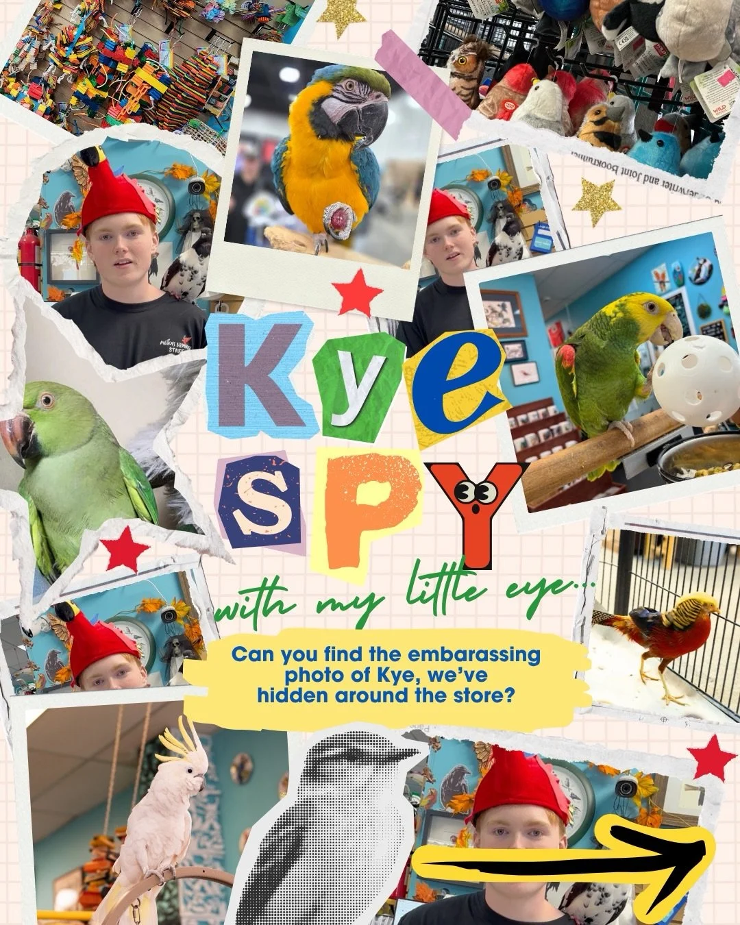 What else would we do with an embarrassing photo of our superstar staffer, Kye besides turn it into a game and publicly share it with all of you? 😂🎯

Introducing our very own Where&rsquo;s waldo?&hellip; or shall we say Kye Spy? 👀 Can you spot the