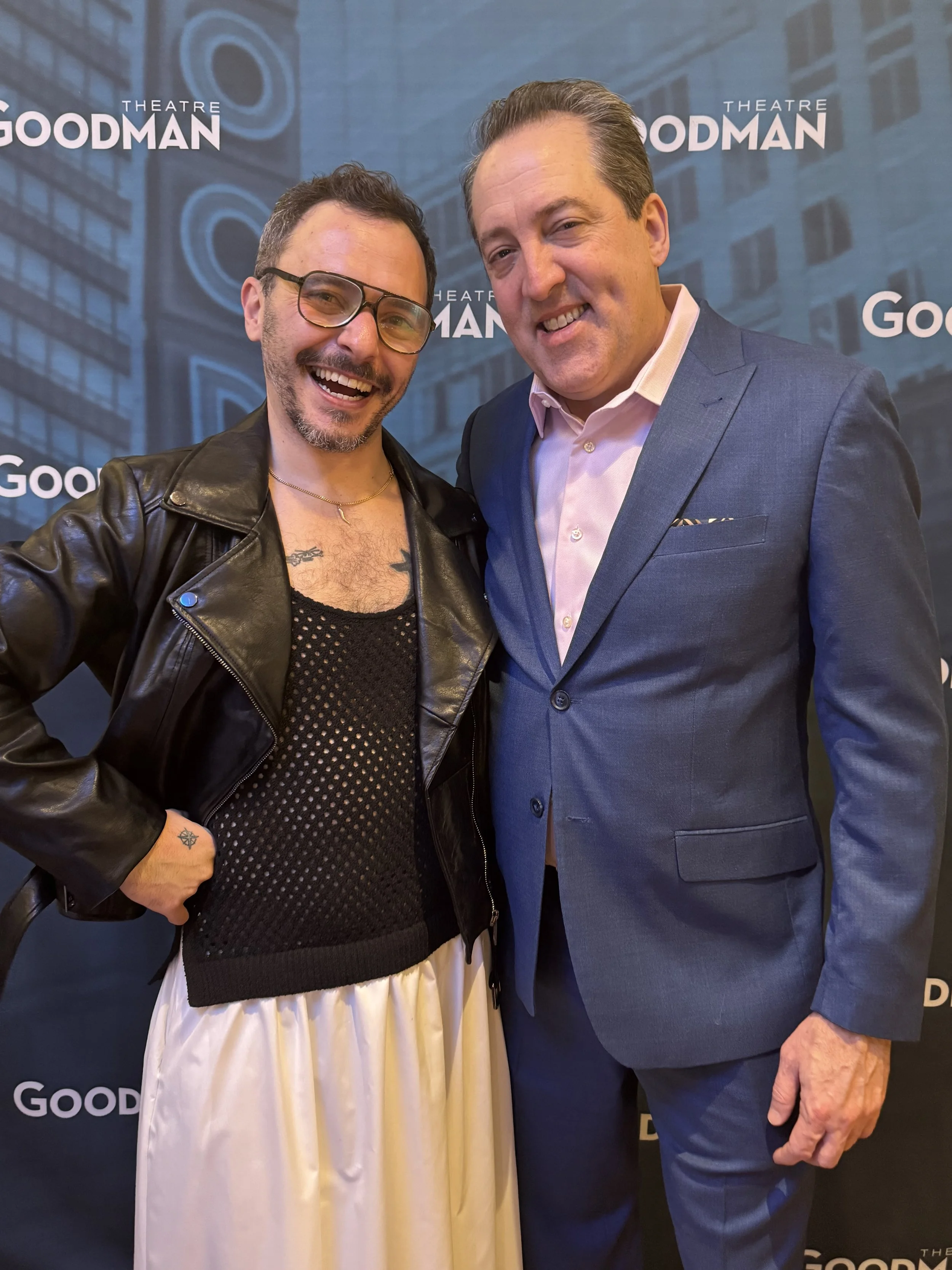 with Betrayal co-star Ian Barford