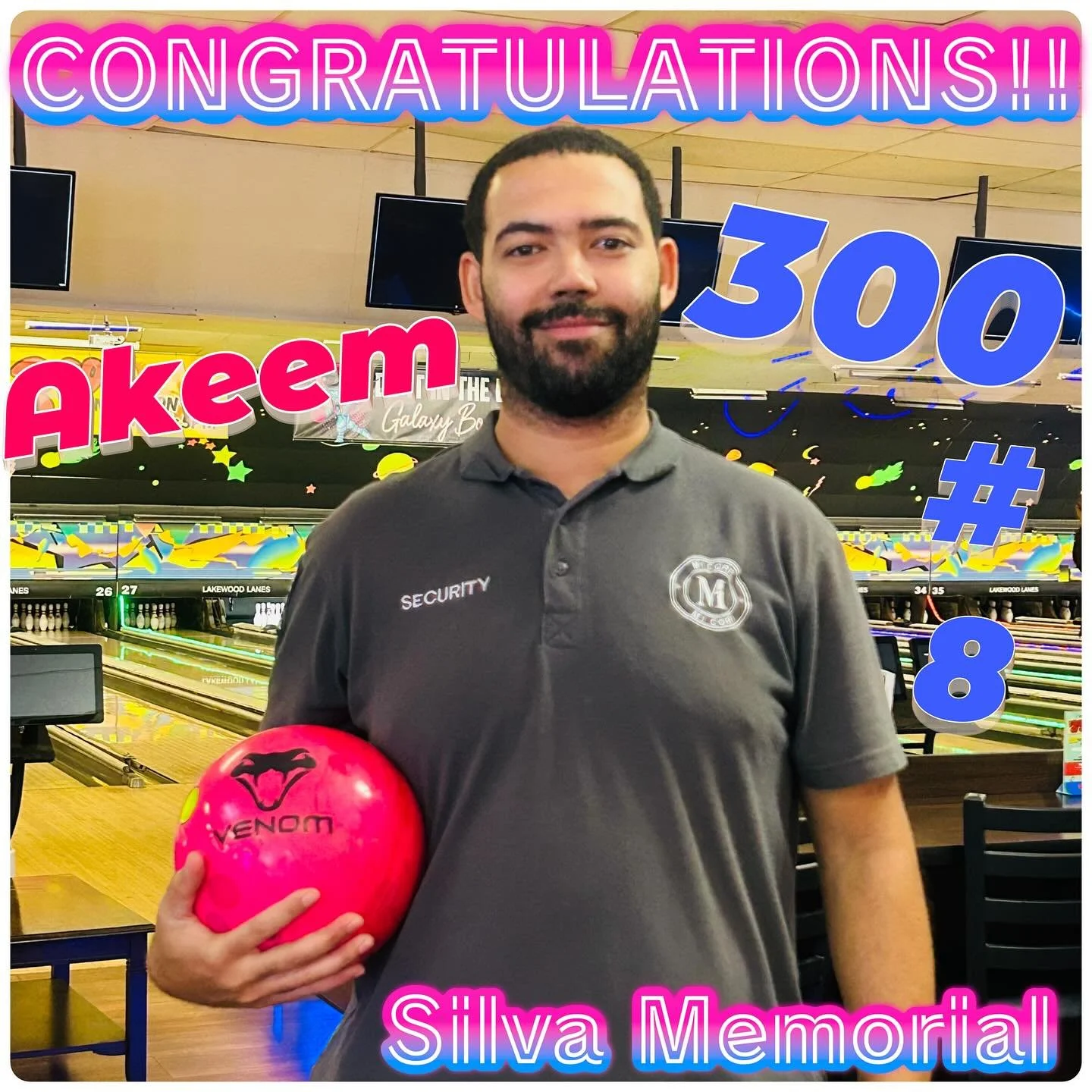 🚨PERFECT🚨GAME🚨ALERT🚨congratulations to Akeem bowling perfect game #8 !!! #fridaysilvamemorial