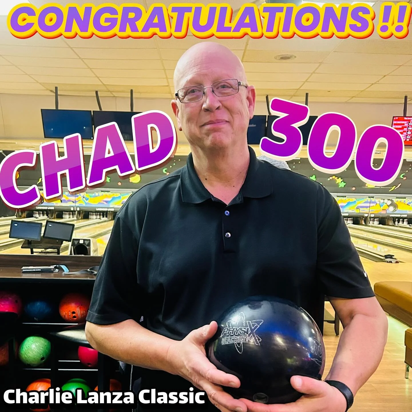 🚨PERFECT🚨GAME🚨ALERT🚨
AND OUR FINAL 300 INCENTIVES WINNER for the first half goes to CHAD !!!! CONGRATULATIONS!!! GOOD ROLLING!!! #charlielanzaclassic