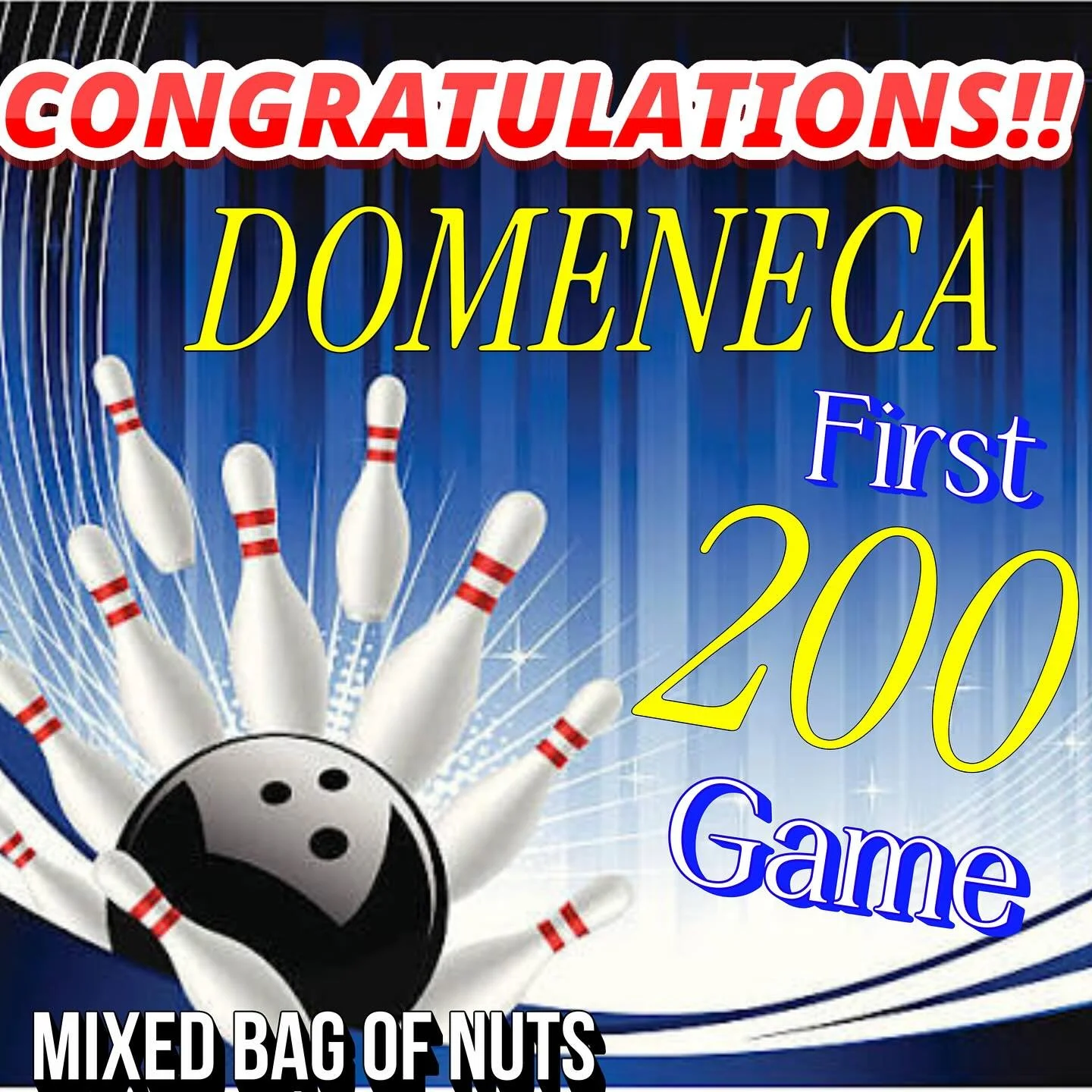 🚨NEW🚨PERSONAL🚨BEST🚨CONGRATULATIONS  DOM. HITTING HER FIRST 200 on the dot BEST !!! #mixedbagofnuts🥜