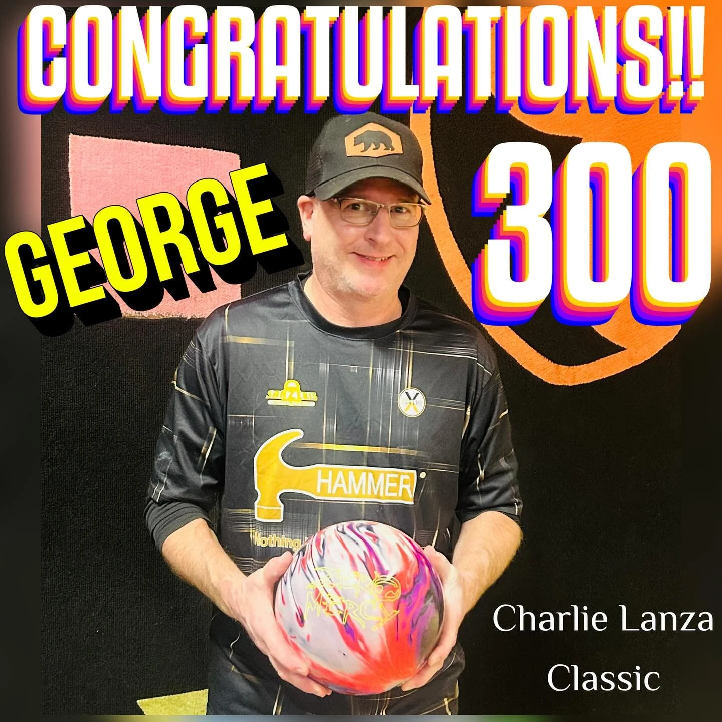 🚨PERFECT🚨GAME🚨ALERT🚨. CONGRATULATIONS GEO COMING OUT STRONG GAME 1 300!!! First on the books @lakewoodlanes #charlielanzaclassic
