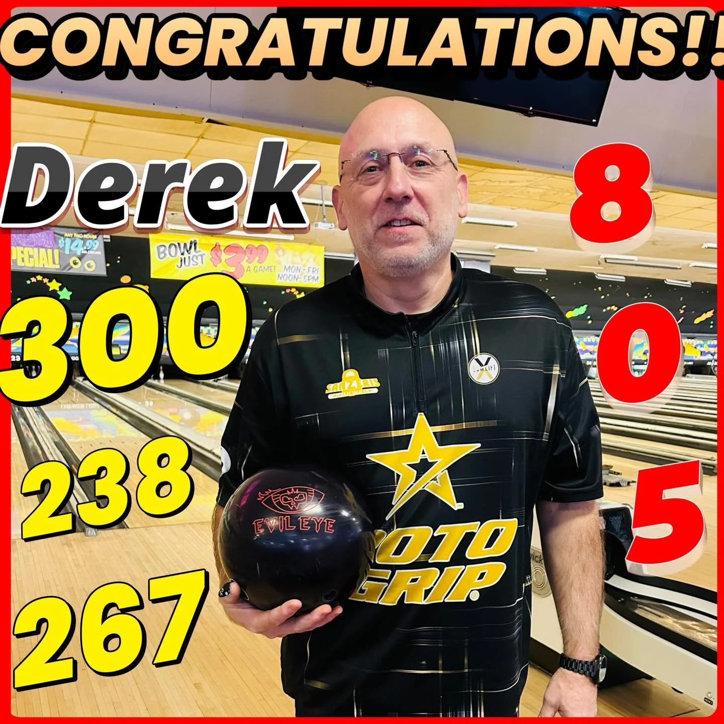 YOU SAW HIM LAST WEEK!! HES BACK THIS WEEK!! And I&rsquo;ll tell you this. HES NOT DONE YET!!! CONGRATULATIONS DEREK!! #charlielanzaclassic