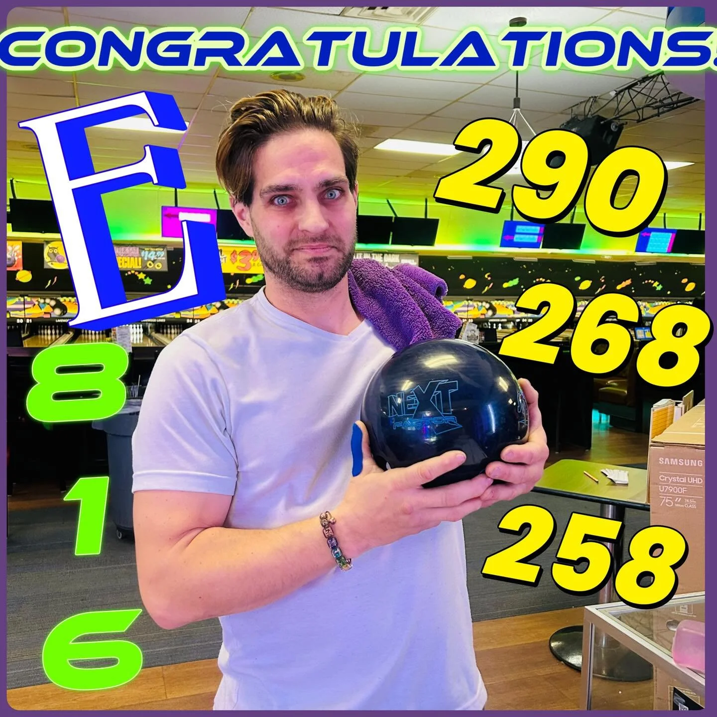 HE SAID HE WASNT SHOOTING UNDER 800!!!! AND HE DIDNT  816!!!! CONGRATS ERIK YOU DID YOUR THING !!! #charlielanzaclassic