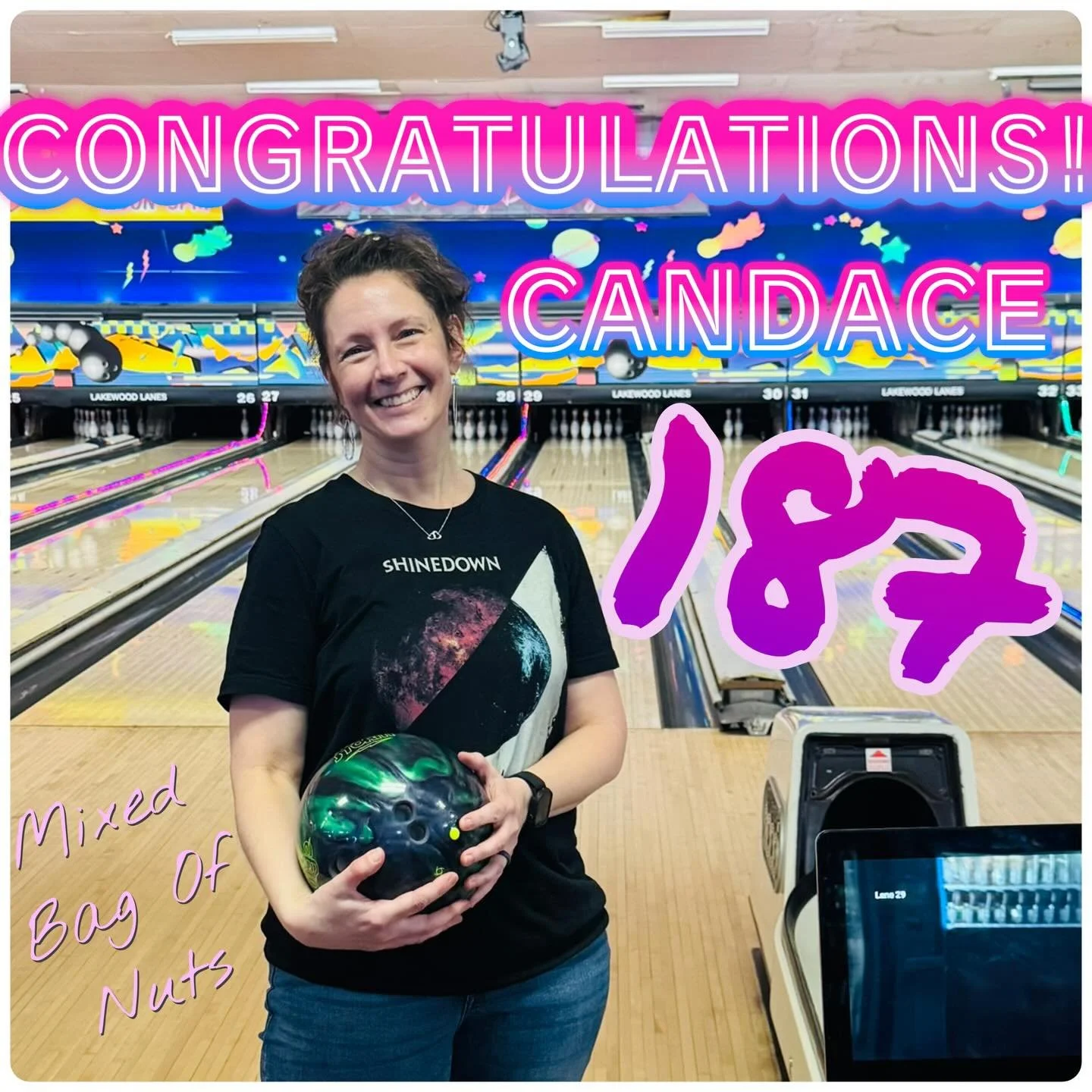 🚨NEW🚨PERSONAL🚨BEST🚨 ANOTHER ONE FIR THE LADIES!!! Candace showing them boys GIRLS CAN ROLL JUST AS GOOD!!! #mixedbagofnuts🥜