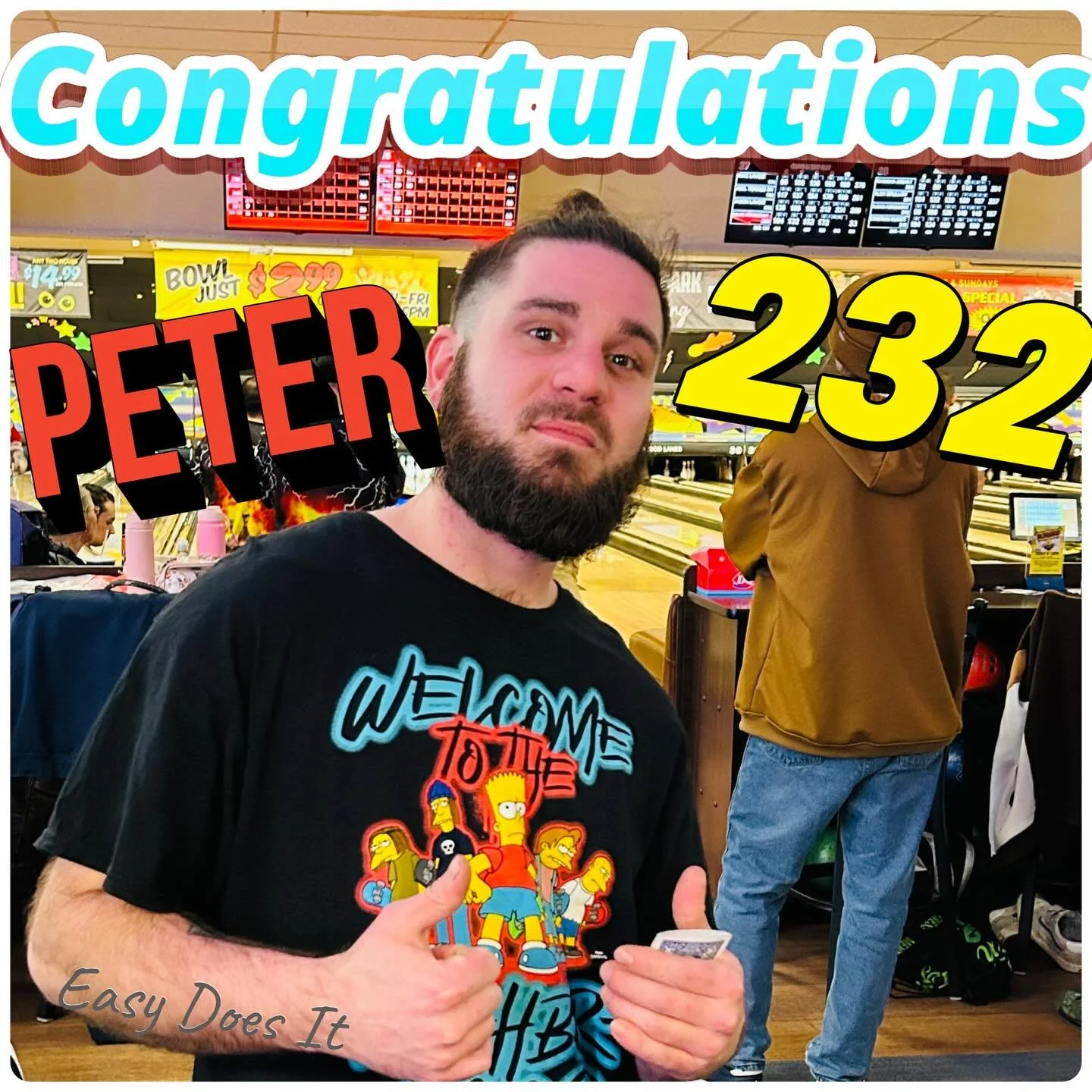 🚨NEW🚨PERSONAL🚨BEST🚨 CONGRATULATIONS PETER setting your new personal high !! #easydoesit