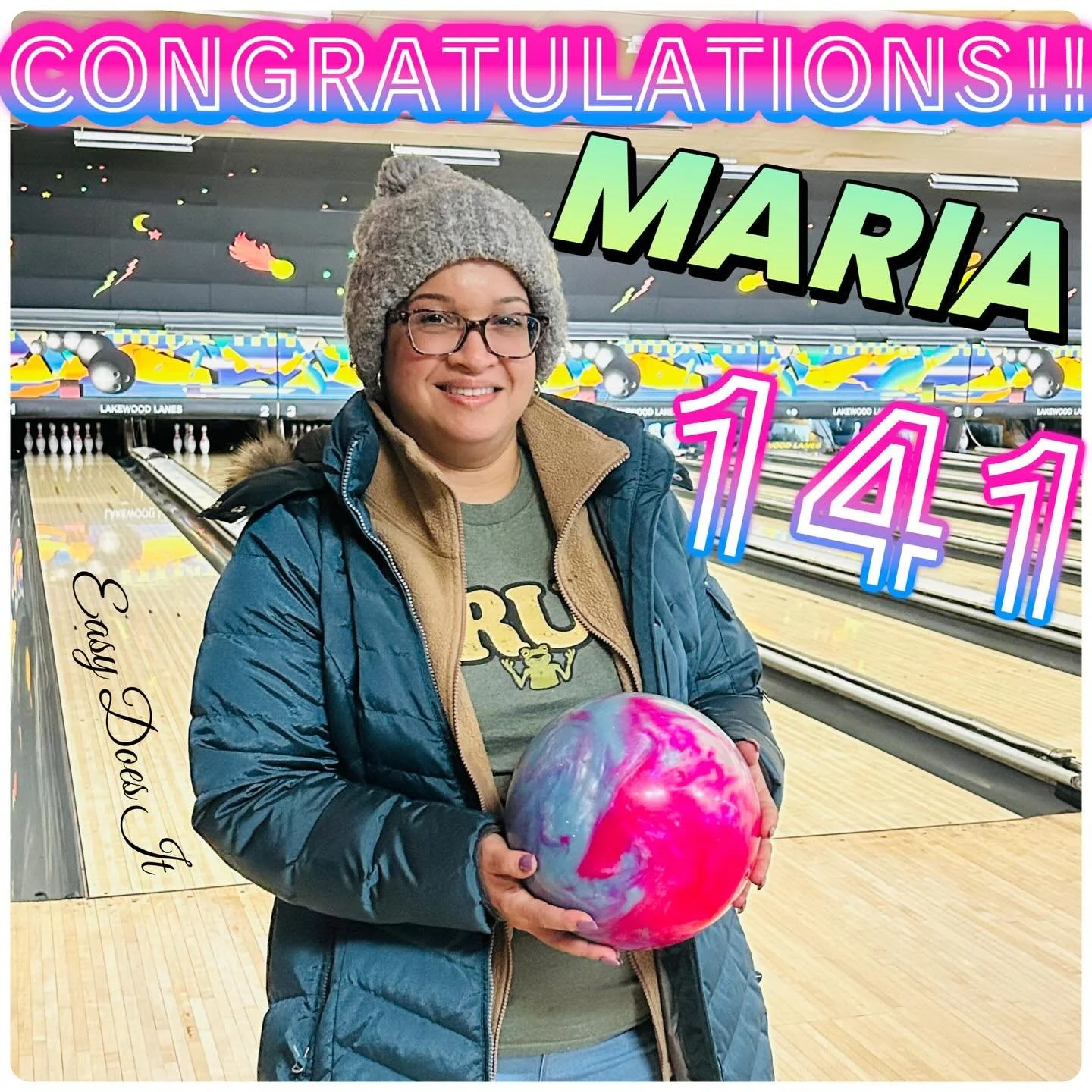 🚨NEW🚨PERSONAL🚨BEST🚨 CONGRATULATIONS MARIA !!! #easydoesit