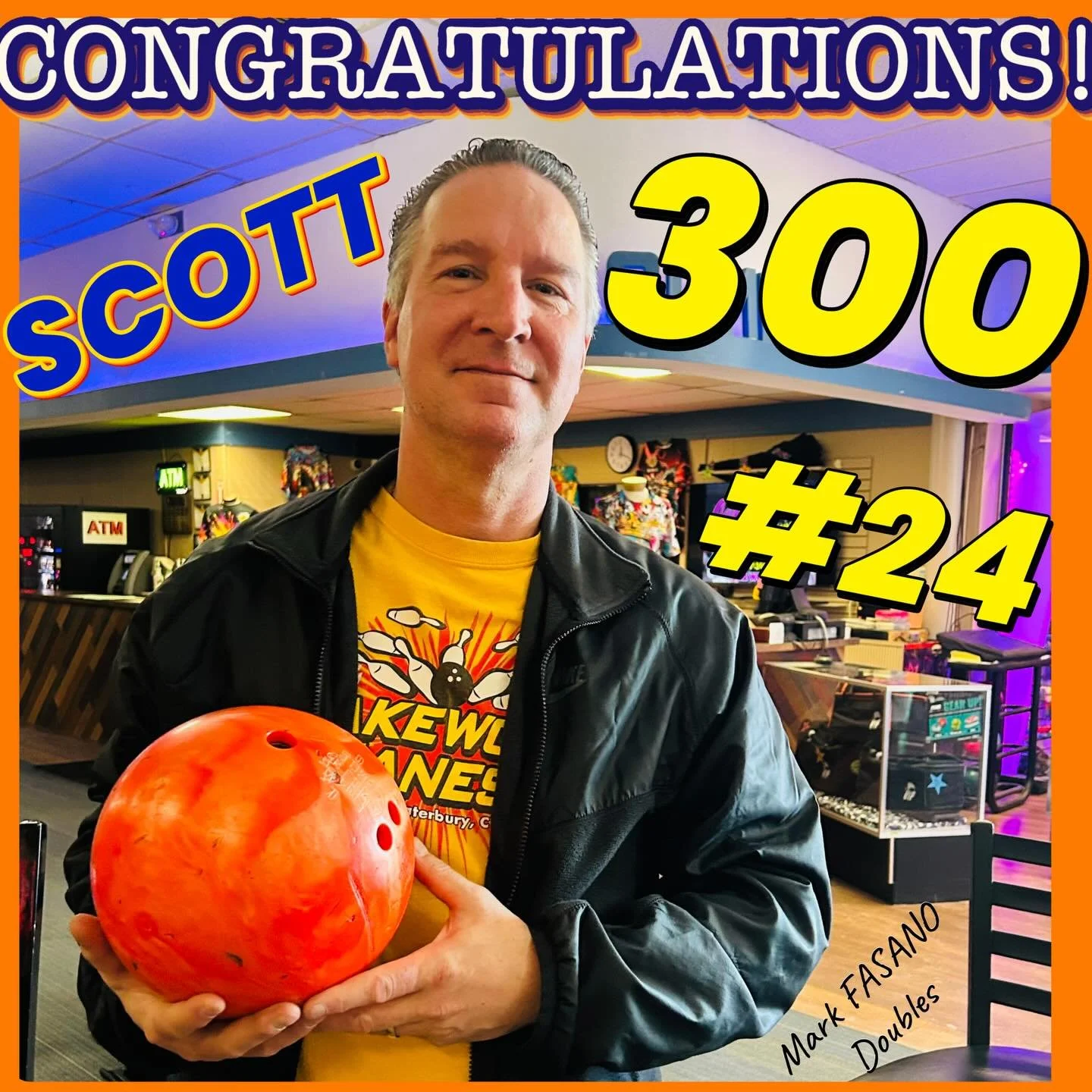 🚨PERFECT🚨GAME🚨ALERT🚨CONGRATULATIONS SCOTT 300 #24 !!! #markfasanodoubles