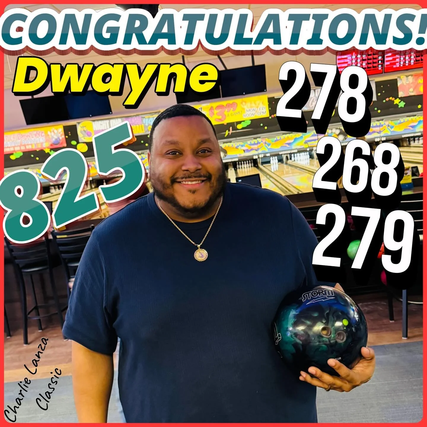 🚨HIGH🚨SERIES🚨ALERT🚨 CONGRATULATIONS SUPER SUB DWAYNE !! 278 268 279 // 825!!!!