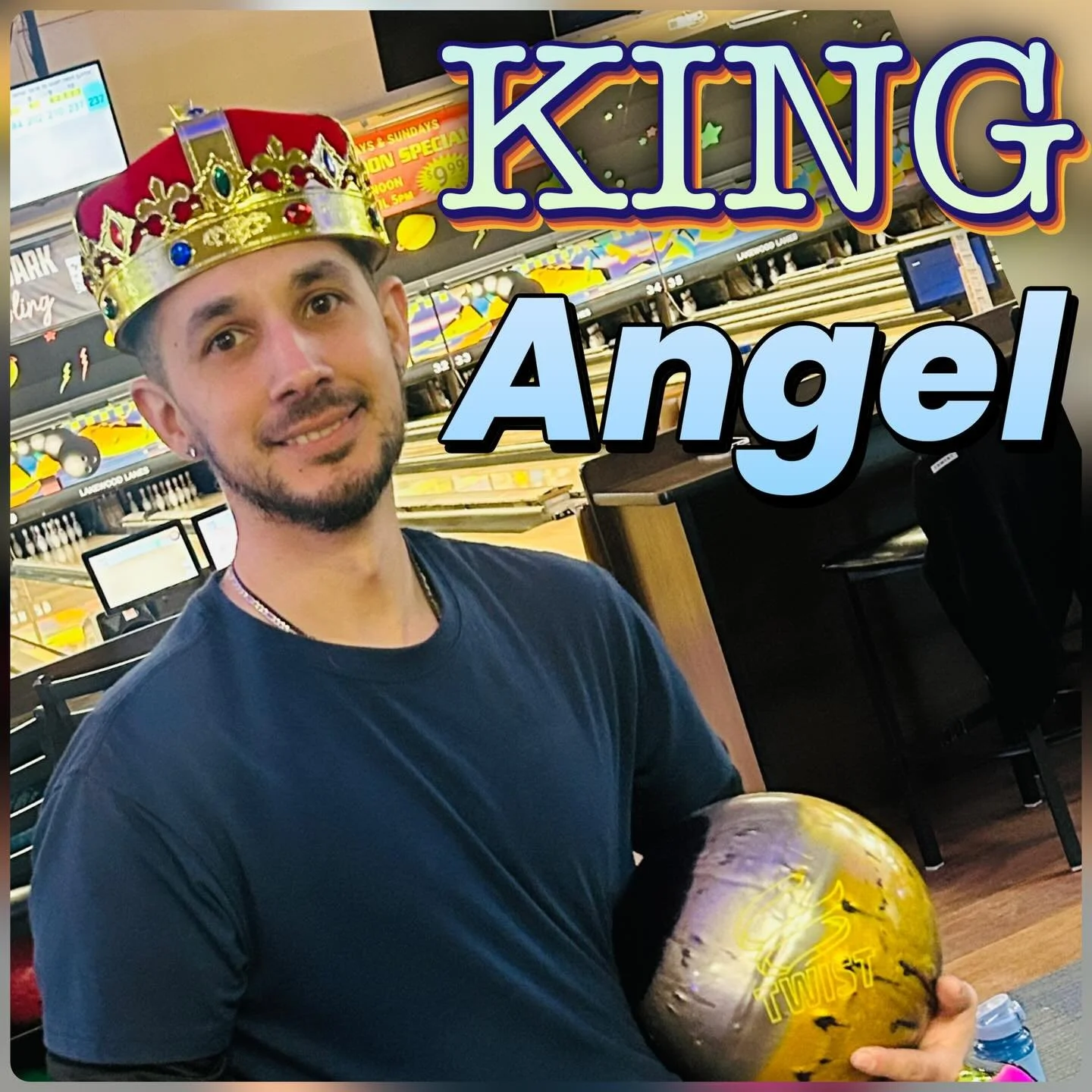 👑NEW👑KING👑ALERT👑 THE ONLY ONE TO SHOOT A 300 TONIGHT X3 @ THAT!!! Congratulations King Angel !!!