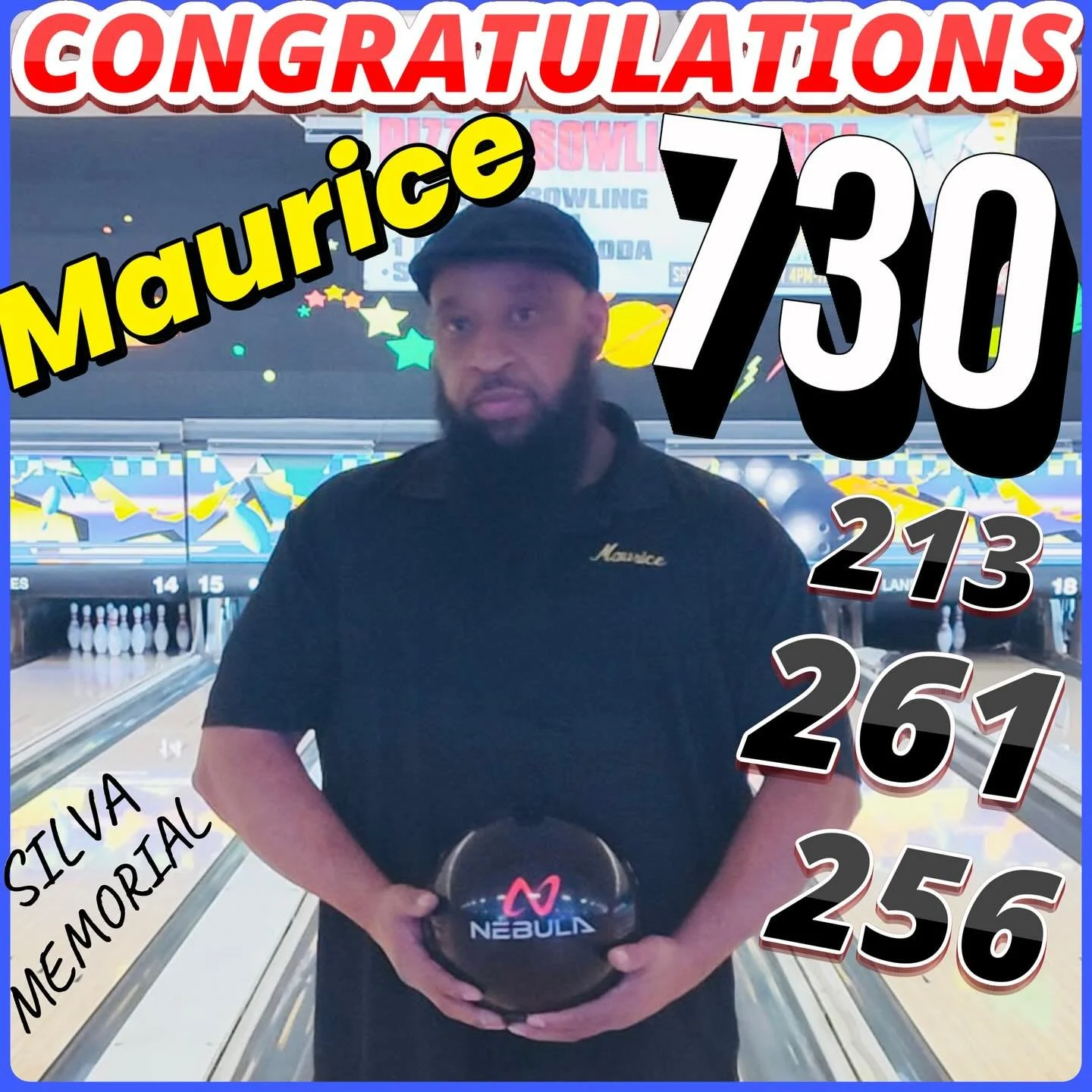 🚨AWESOME🚨BOWLING🚨ALERT🚨 we have another high series from MAURICE 730!! #silvamemorials