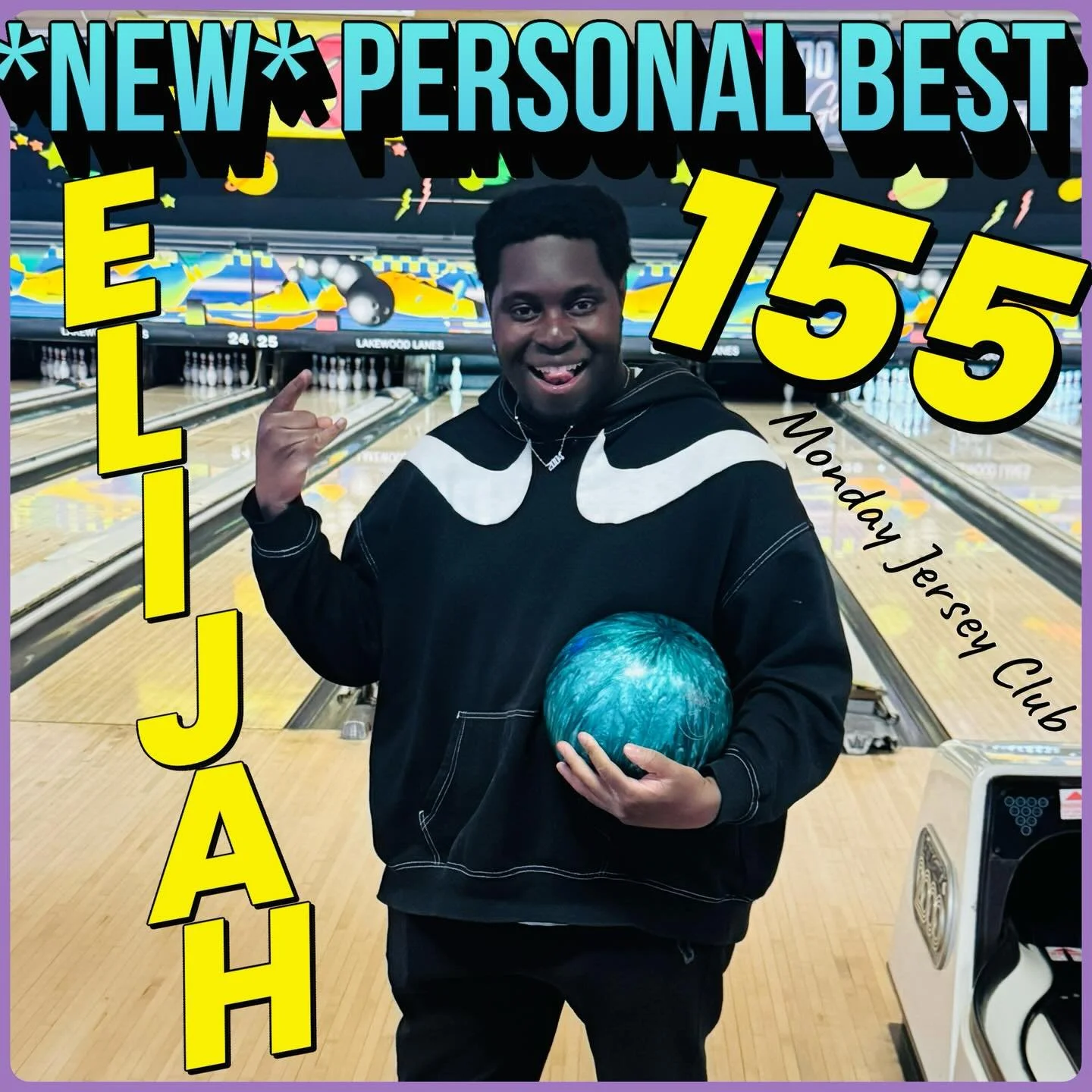 🚨PERSONAL🚨BEST🚨ALERT🚨CONGRATULATIONS ELIJAH!!!! He came in feeling down. And still DID HIS THING!!! Beat he&rsquo;s own record for the 3rd time this season!!! Keep it up 🧊ICE KING👑 !!#mondayjerseyclub