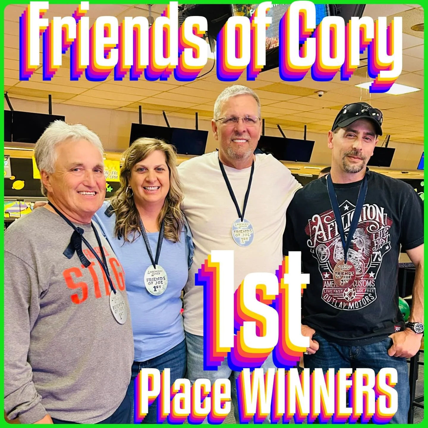 🥇FIRST🥇PLACE🥇WINNERS🥇Congratulations 
team #12 WHO GIVES A SPLIT !!! #friendsofcory