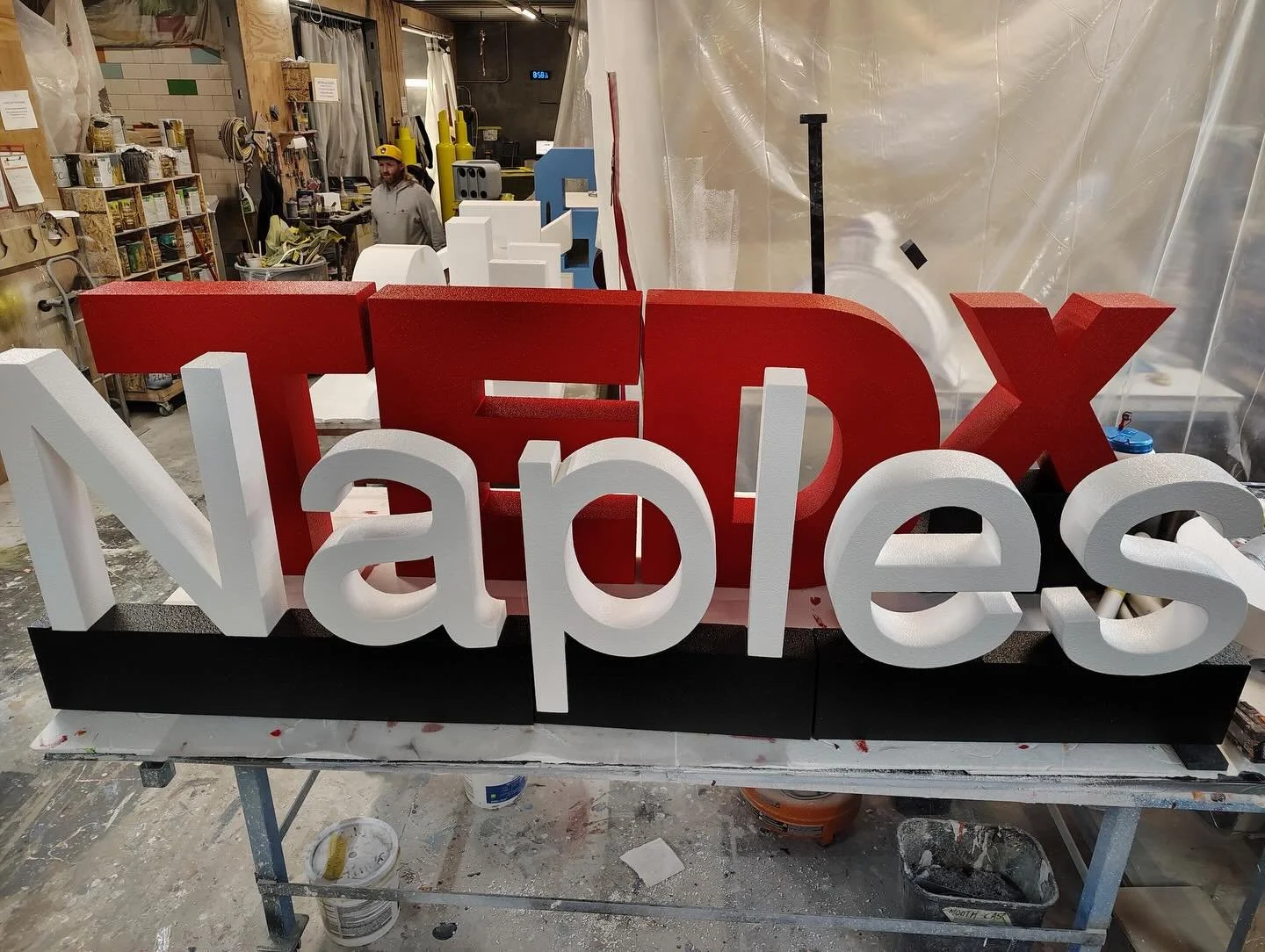 One week until TEDxNaples 🎉
Fresh paint on the iconic letters. The countdown begins. ⏰

#TEDxNaples #TEDx #naplesflevents