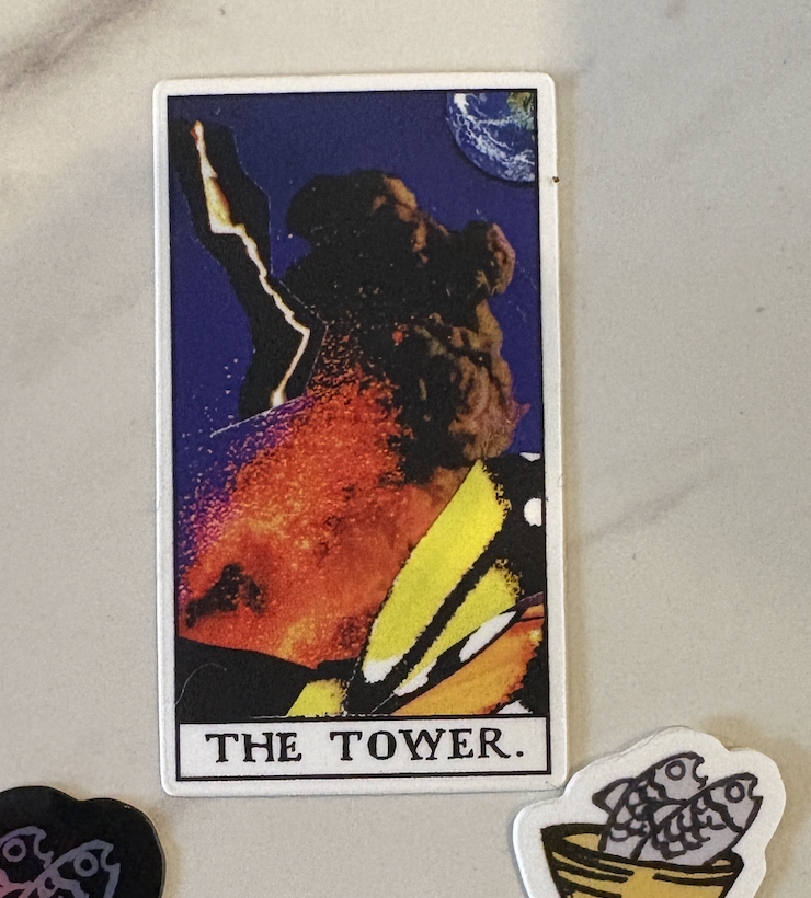 Tower Collage Sticker