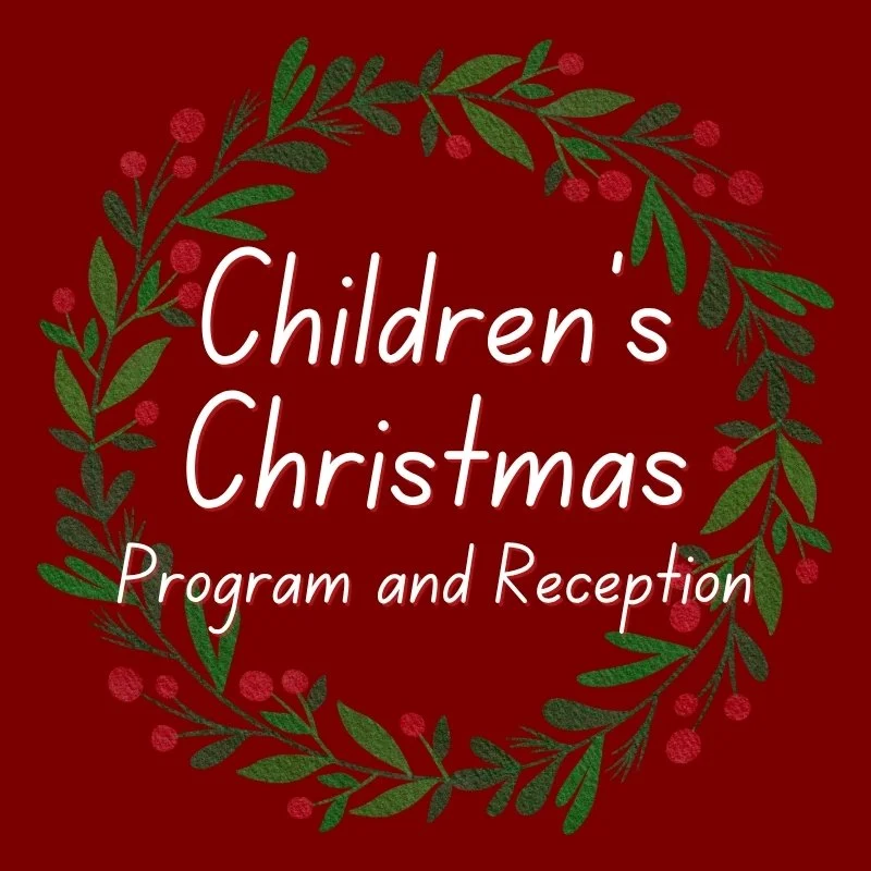 Children's Christmas Program and Reception
