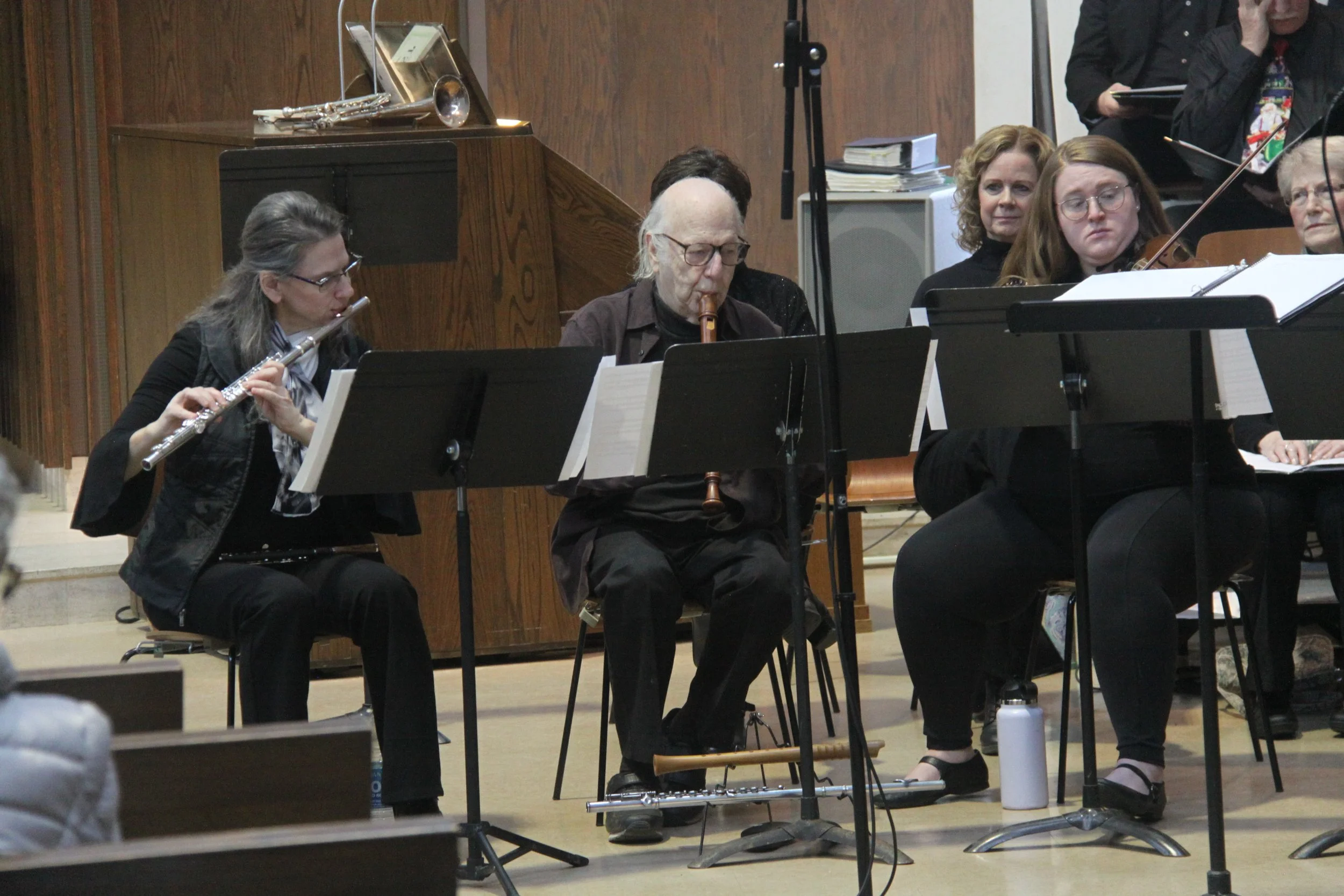 Holiday musical performance.