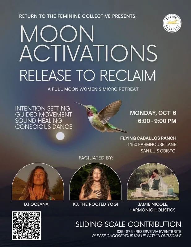 Release to Reclaim: Full Moon Women’s Micro Retreat at Flying Caballos Ranch on 10/6/2025