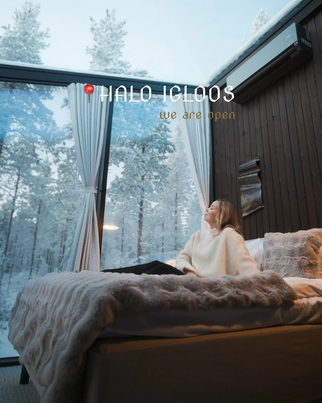 Today we are greeting our first guests at @haloigloos in Rovaniemi 🇫🇮☃️🤗

Halo Igloos is located in the snowy landscape just north of the Arctic Circle, surrounded by pine forests and open skies. Located only 18 minutes north of Rovaniemi city and