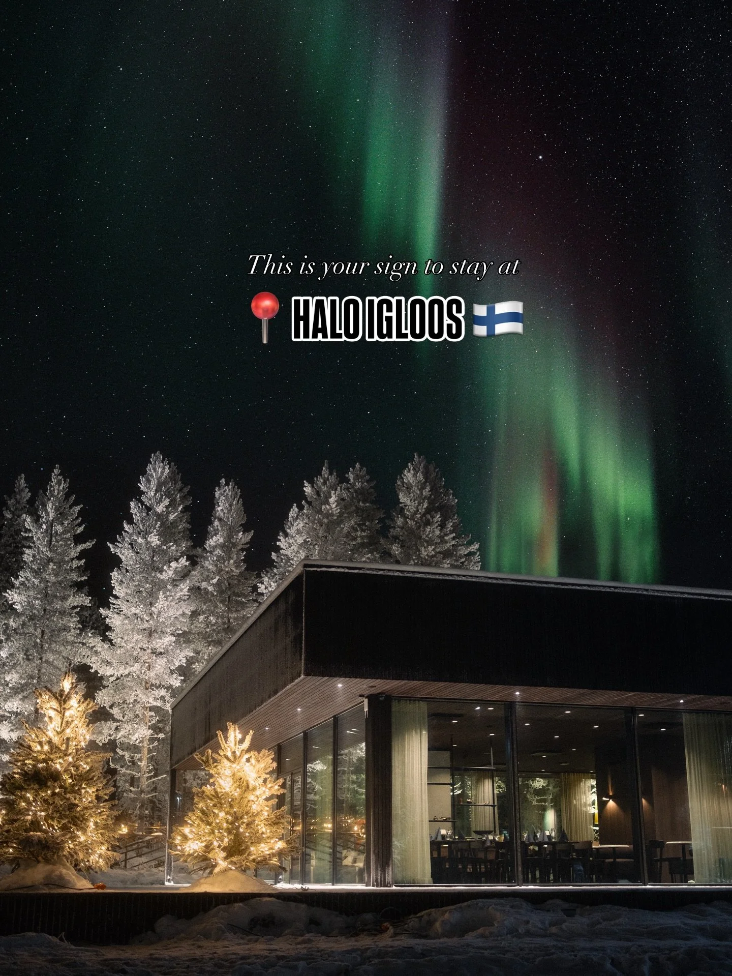 This is your sign to book one of our gorgeous igloos in March 2026 🇫🇮🌌☃️

Did you know that March is one of the best months to see the Northern Lights in Finnish Lapland?

The Aurora Borealis is a magical phenomenon that lights up the Arctic sky, 