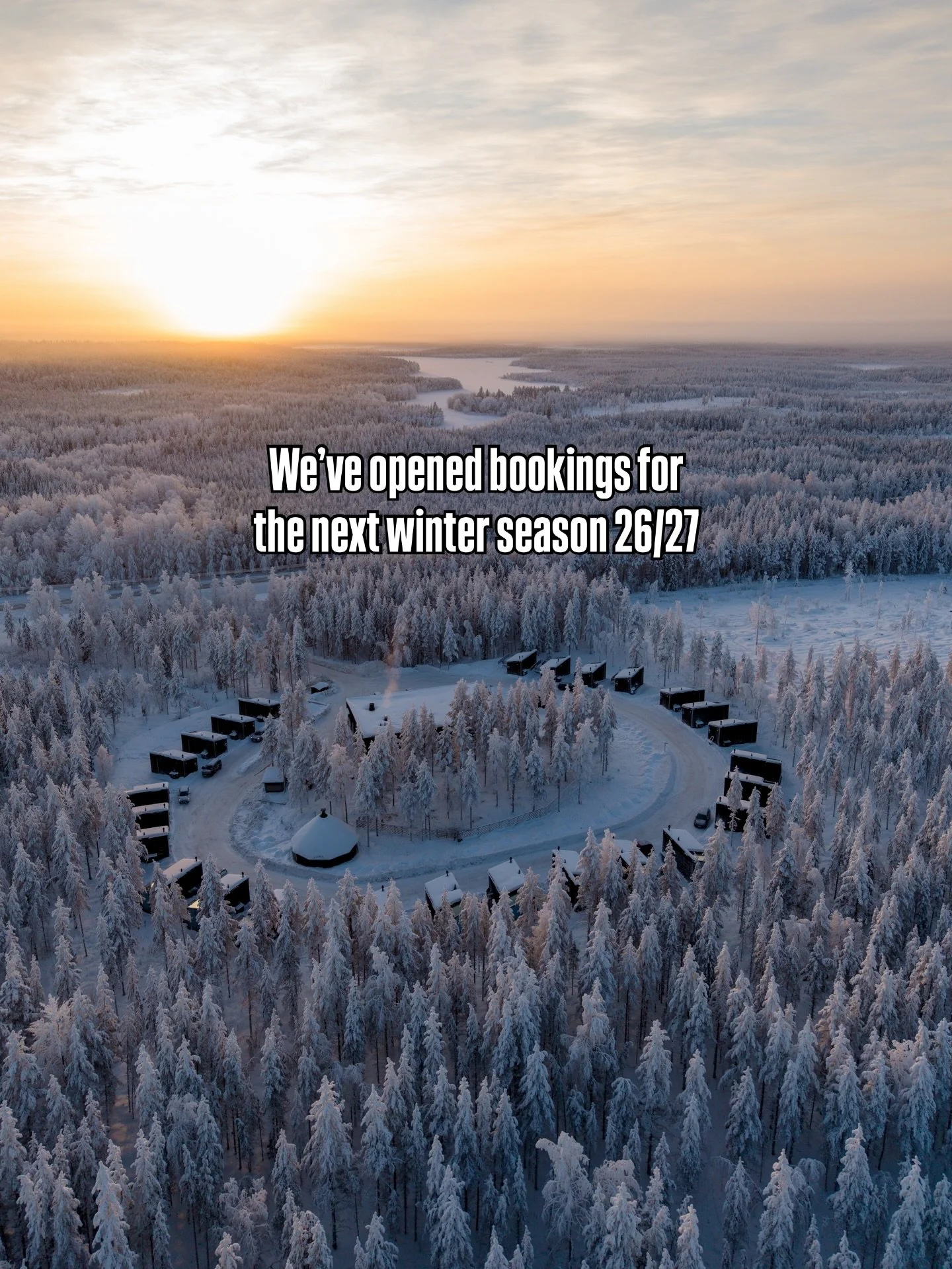 We&rsquo;ve opened bookings for the next winter season 26/27! 🇫🇮☃️

Your next winter trip to Finnish Lapland can look like this if you book one of our cozy igloos at @haloigloos 🩵
Tucked away in the stillness of the Arctic wilderness, our private 
