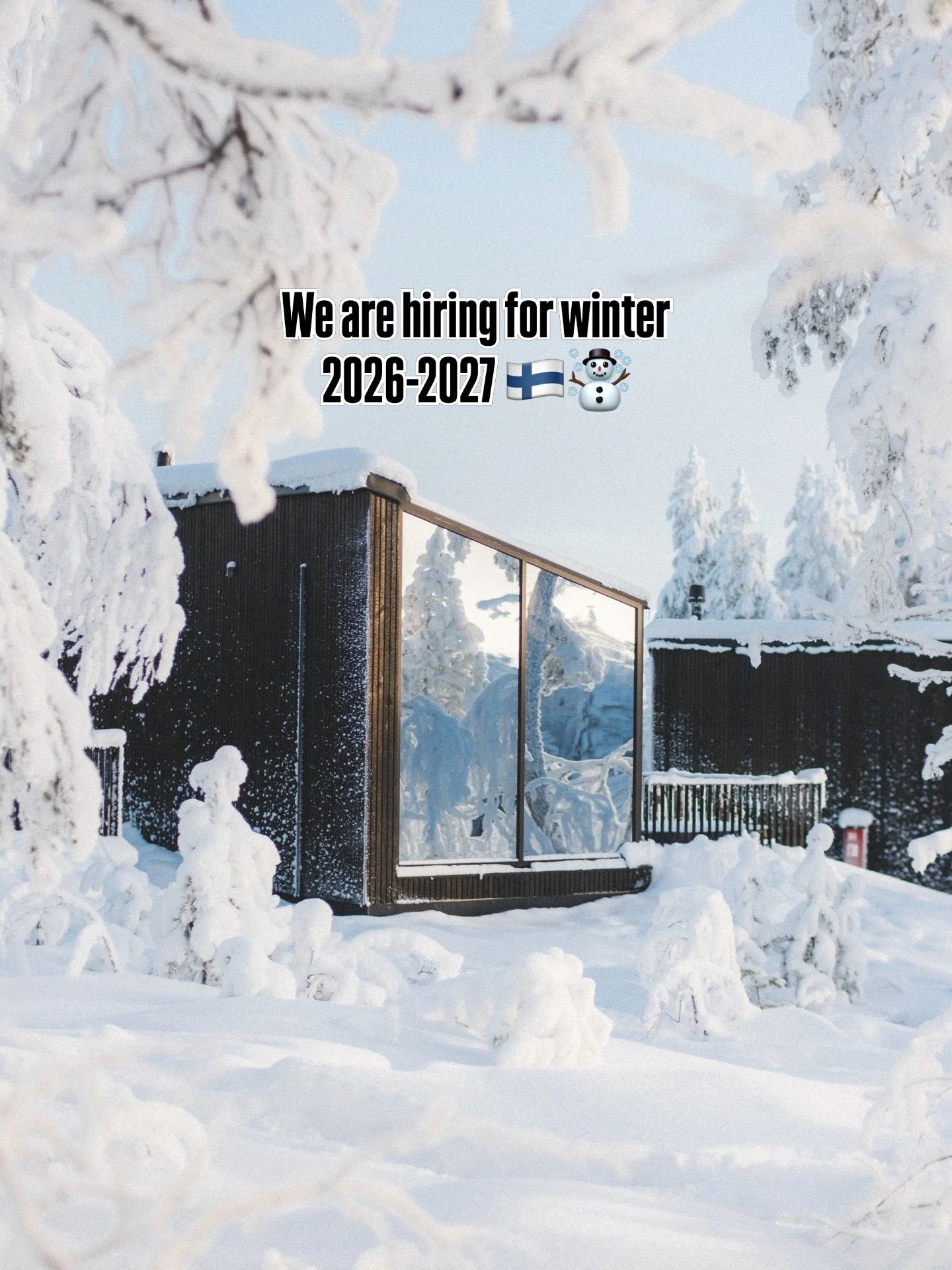 We are hiring for next winter season 2026-2027!
Explore open positions and become a part of @haloigloos in Rovaniemi 🇫🇮☃️

Our resort is growing and next season we will need more professionals working alongside 🤗 
We are building a new kind of hos