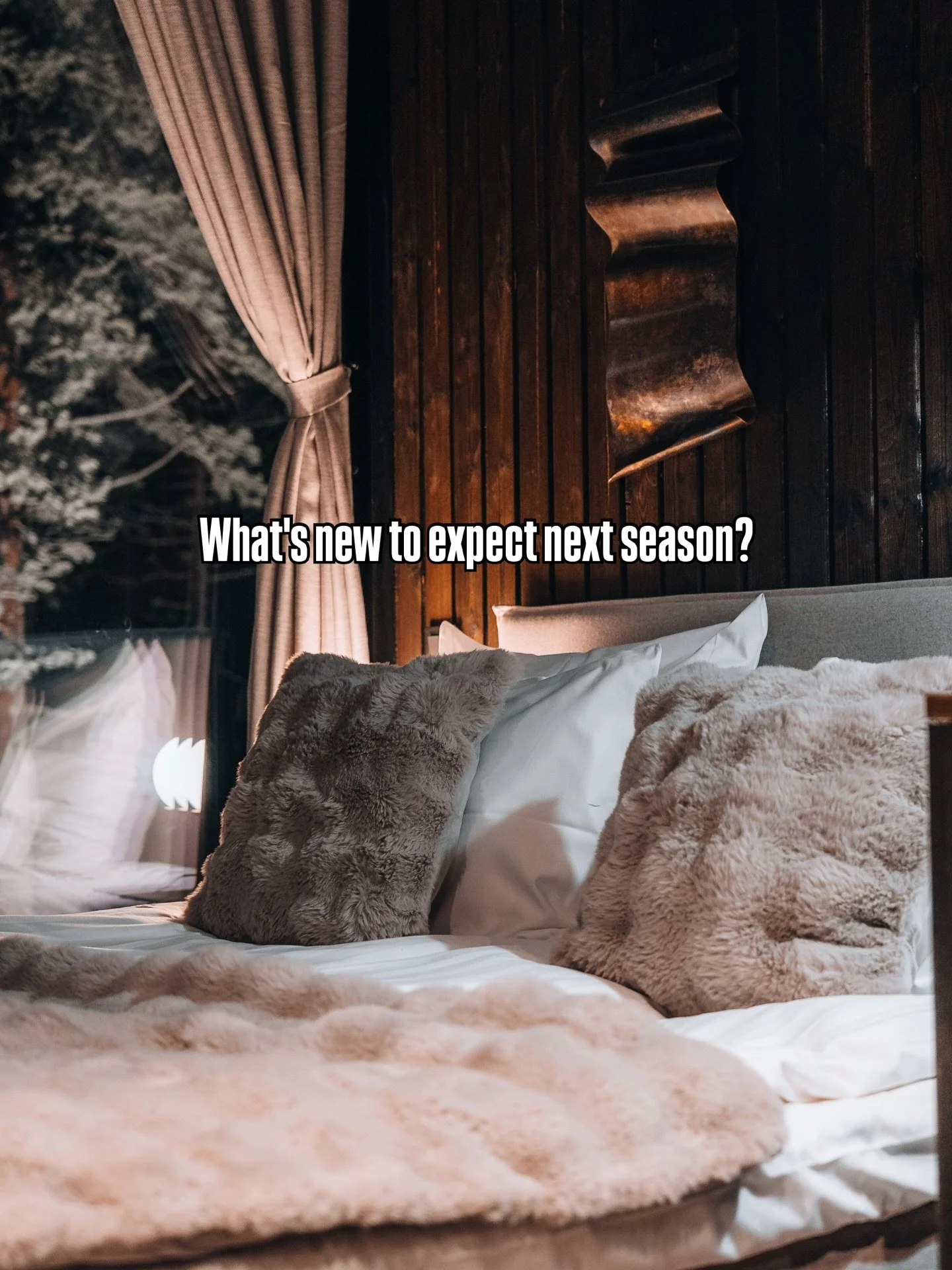 Next season we are opening new Riverside part with 36 brand new igloos!
Halo Riverside Igloos are set along the peaceful Vikak&ouml;ng&auml;s River, surrounded by some of the area&rsquo;s most scenic outdoor and hiking trails. These thoughtfully desi