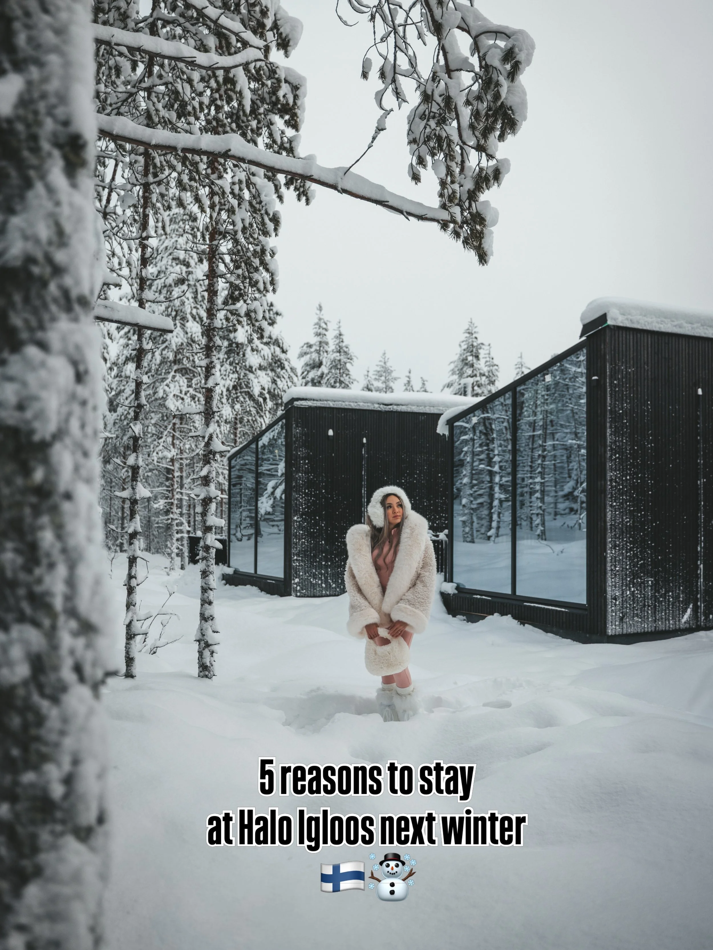 So many wonderful things to do at @haloigloos next winter🇫🇮☃️

Tucked away in the stillness of the Arctic wilderness, our private glass igloos offer an unforgettable blend of comfort, seclusion, and natural beauty. Each igloo features a heated glas