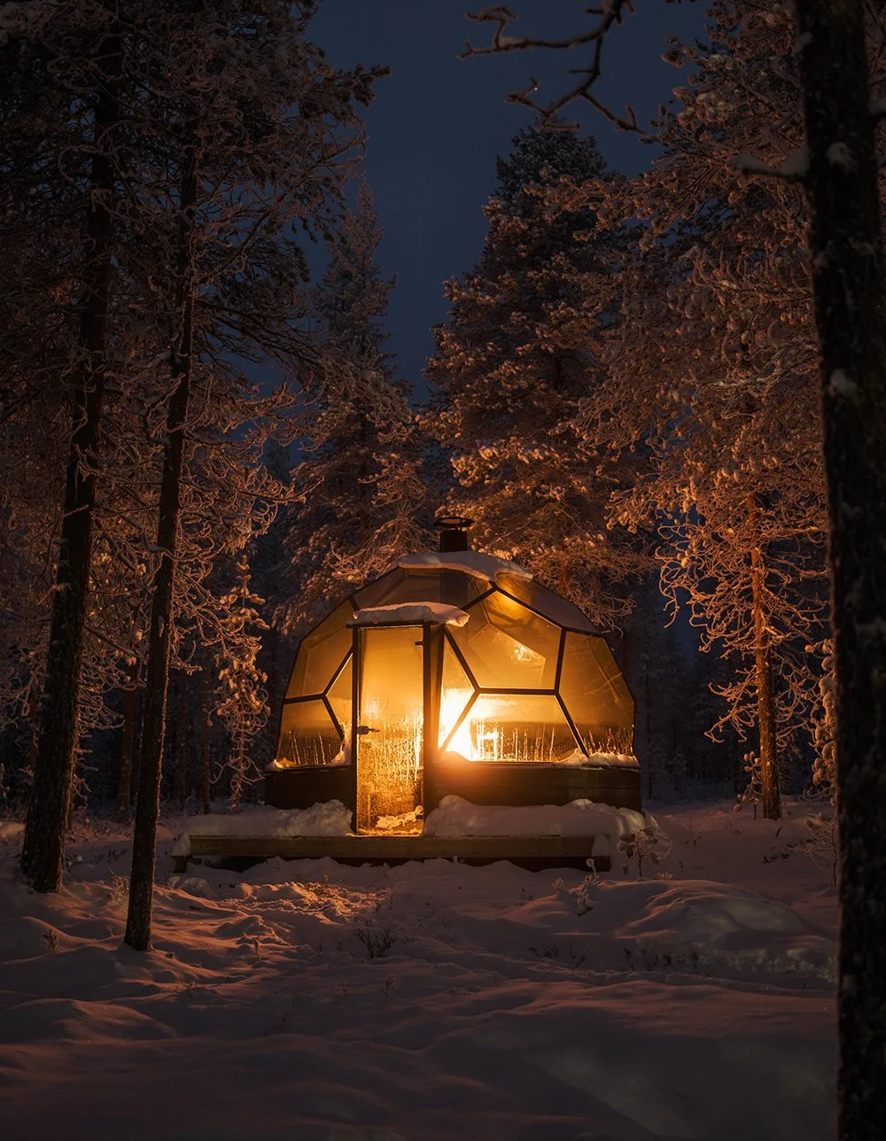 Reindeer Hut at Halo Igloos Rovaniemi, Lapland