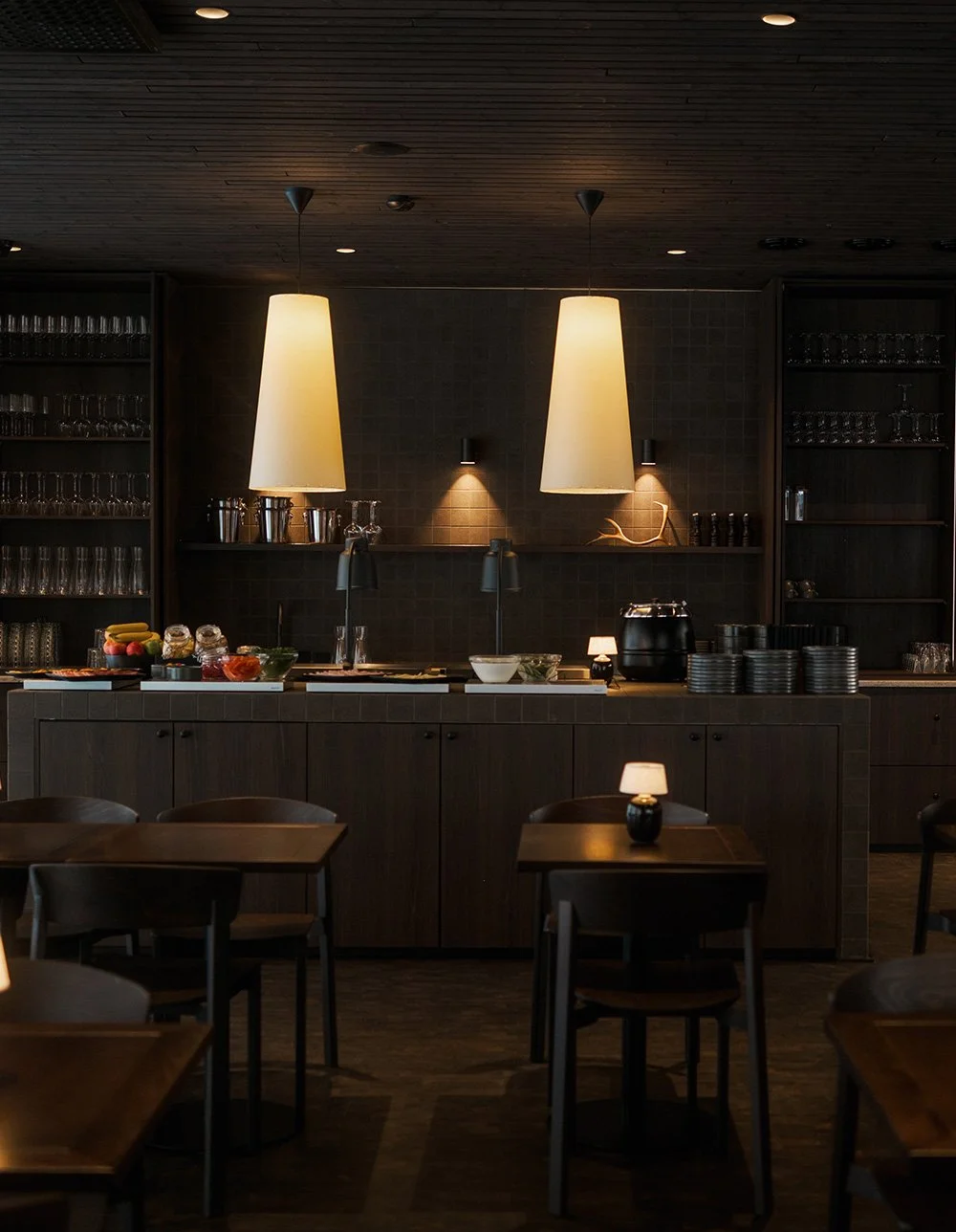 Restaurant Aurora at Halo Igloos Resort in Rovaniemi