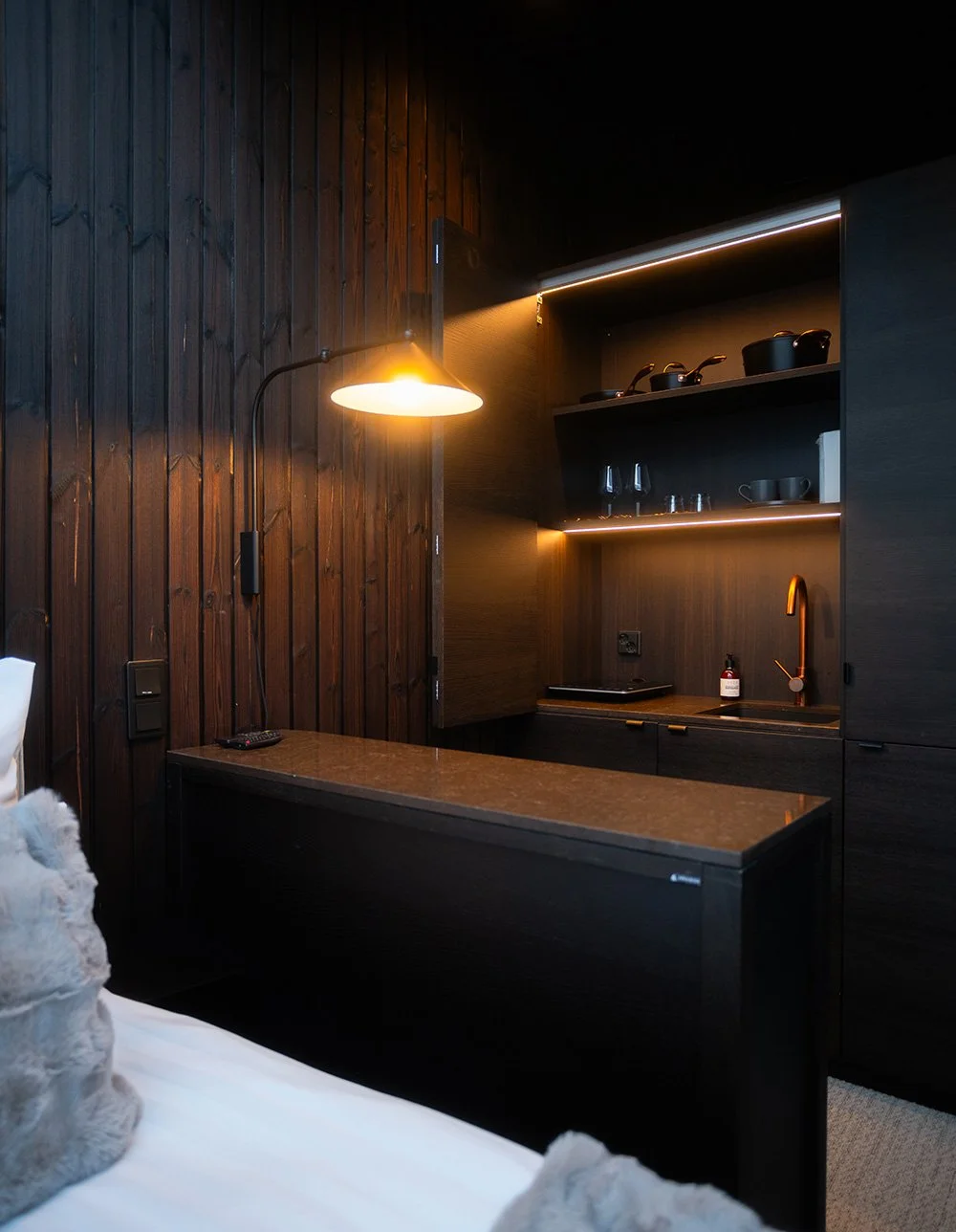 Well equipped kitchen at Halo Igloos