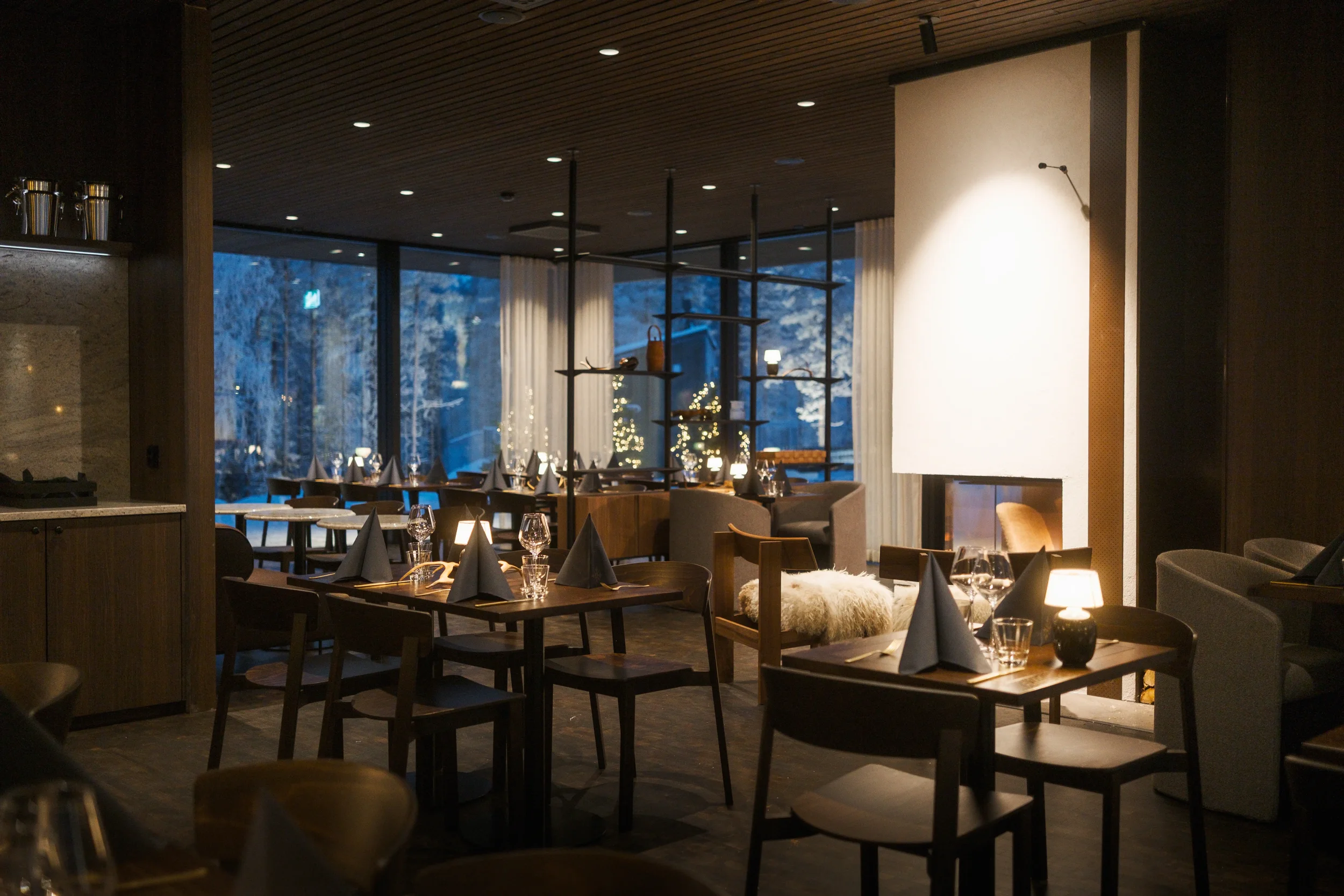 restaurant halo igloos rovaniemi breakfast dinner included