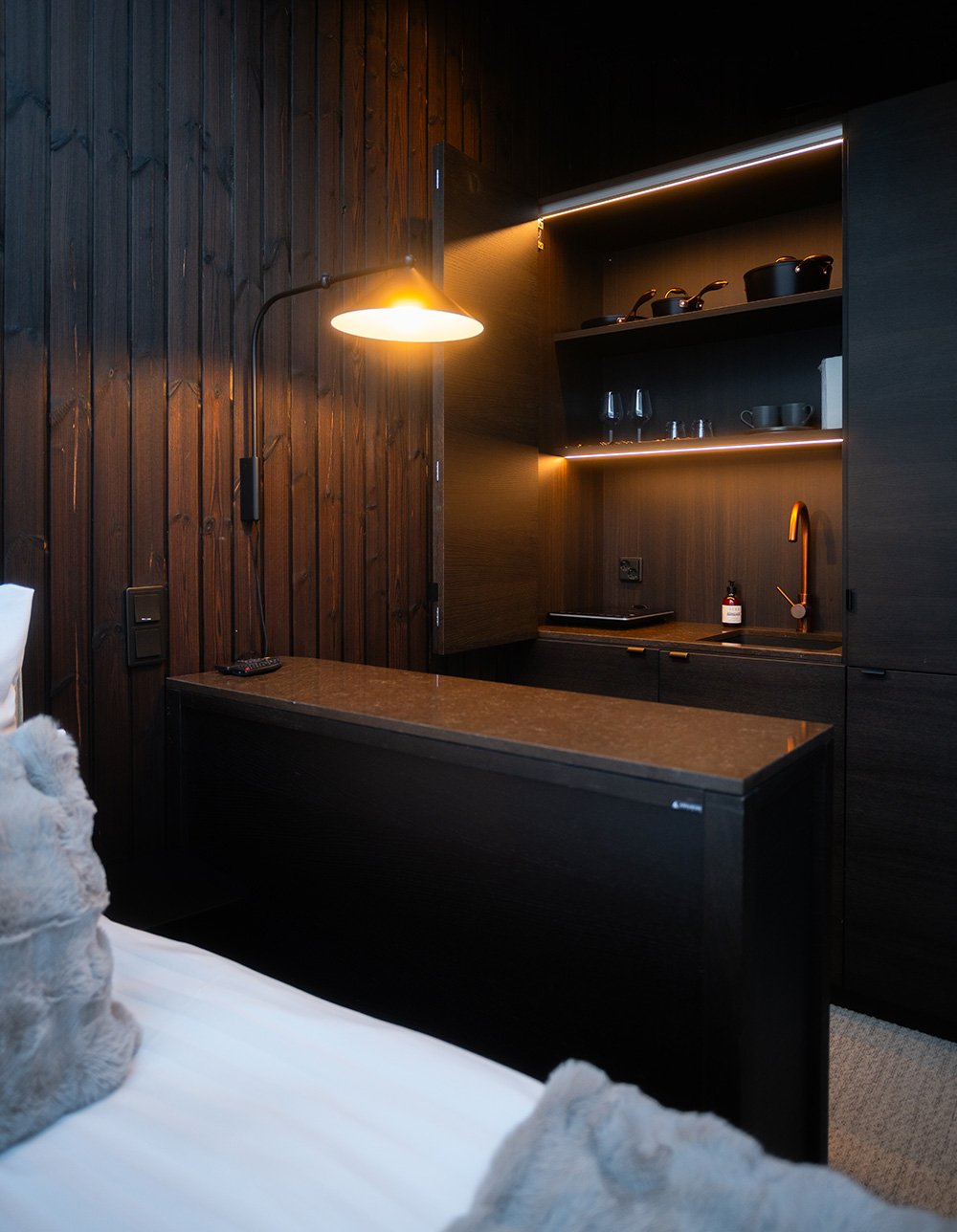 Well-equipped kitchenette