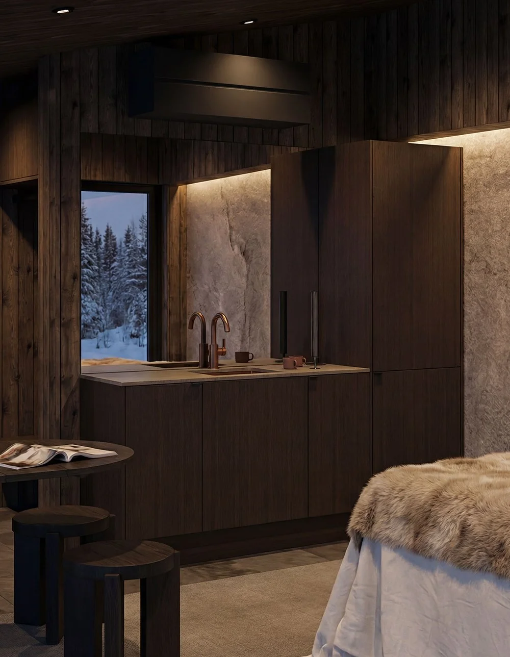 Well-equipped kitchenette