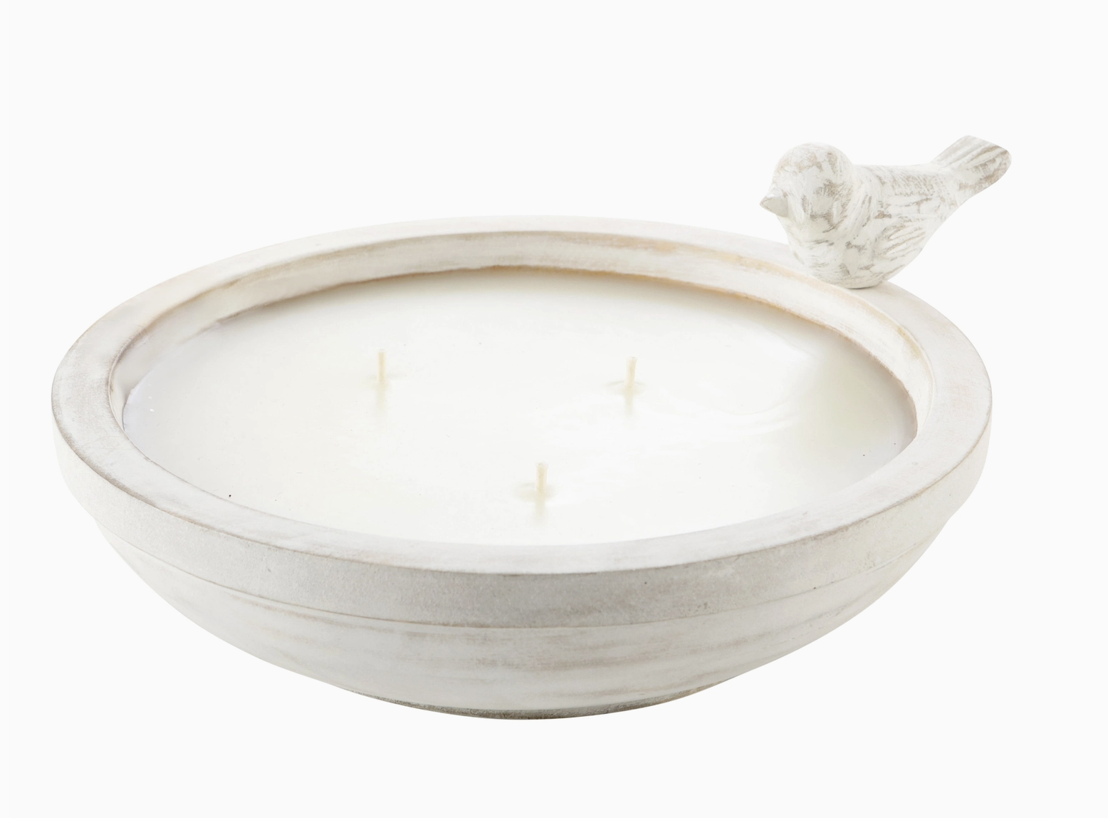 Bird Bath Wood Bowl