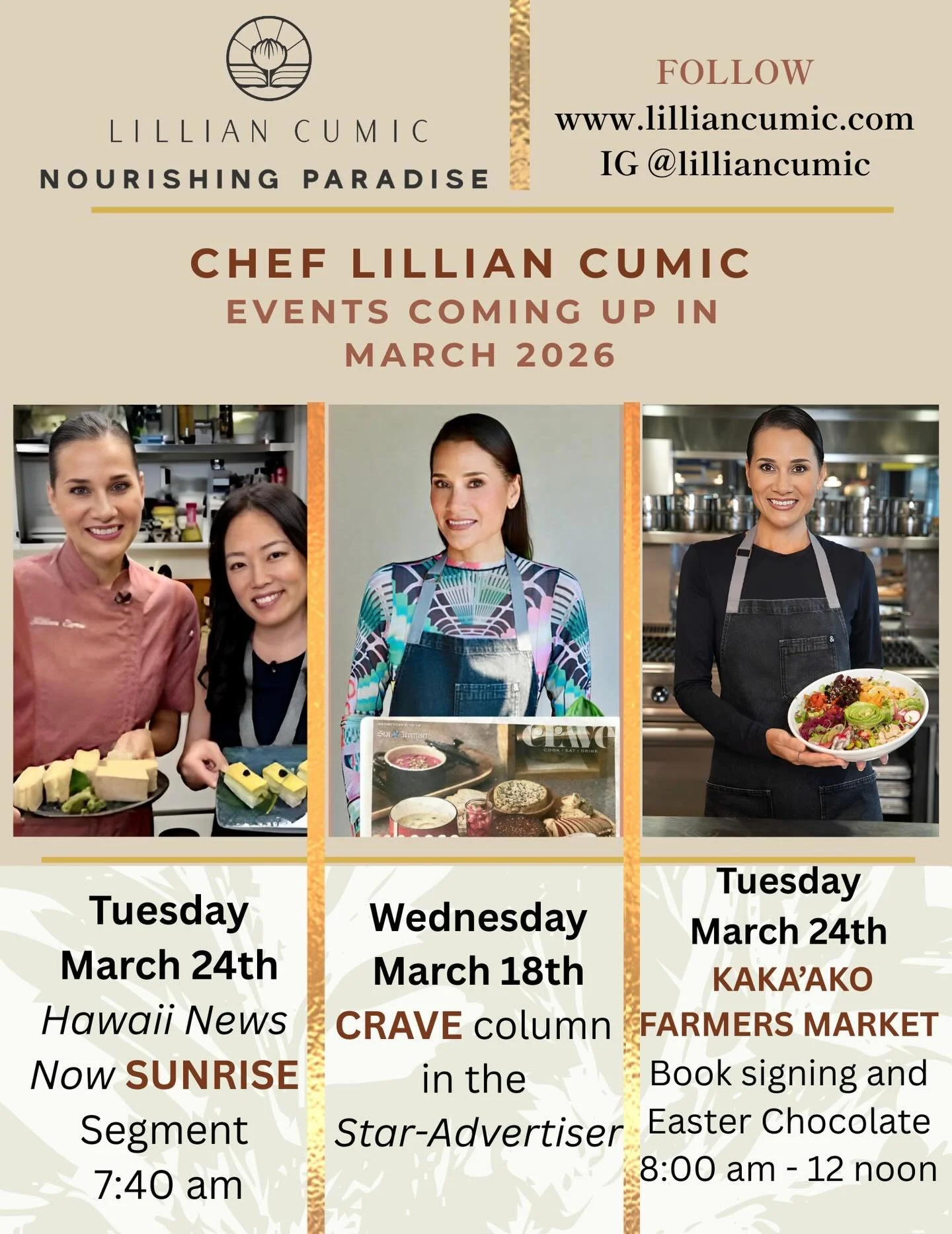 Check out today&rsquo;s CRAVE in the Honolulu Star-Advertiser for my latest column on Freezer Fine Dining&mdash;because elevated, nourishing meals can start right from your freezer.  Ingredients sponsored by Down To Earth. Then tune in to Hawaii News