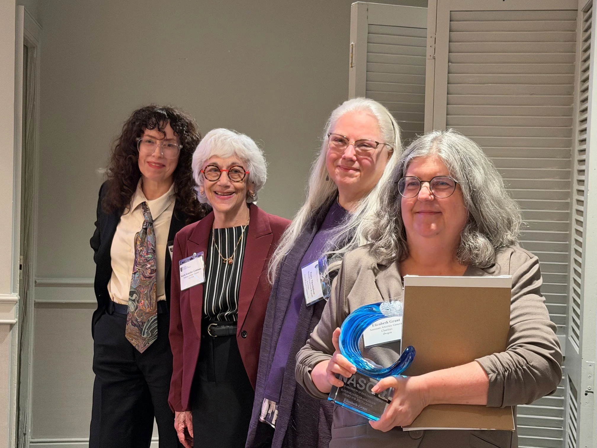 Liz Grant receives the KKG Award in 2026
