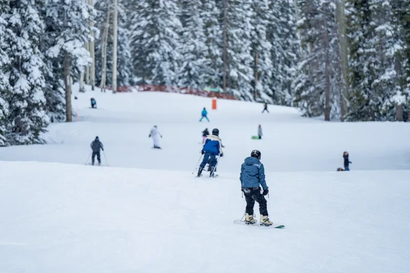 Sunrise Park resort with the largest selection of ski or snowboard trails in arizona