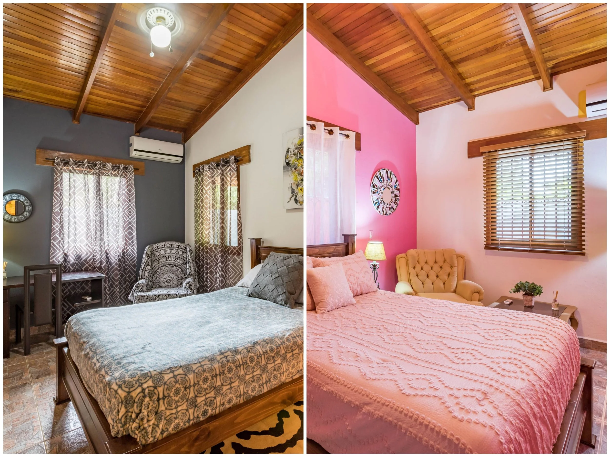 2 bedrooms and private bathroom, at zenergy casa and cabinas, sleeps 4