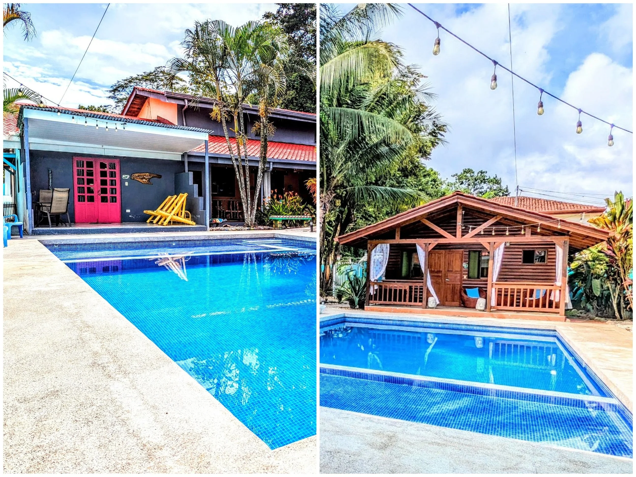 2 cabinas at zenergy casa and cabinas, sleeps 5