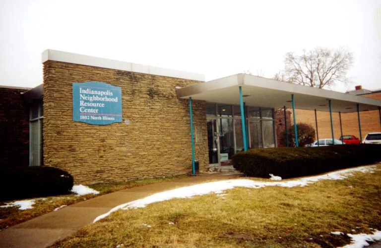 A picture of the front of INRC's former office building