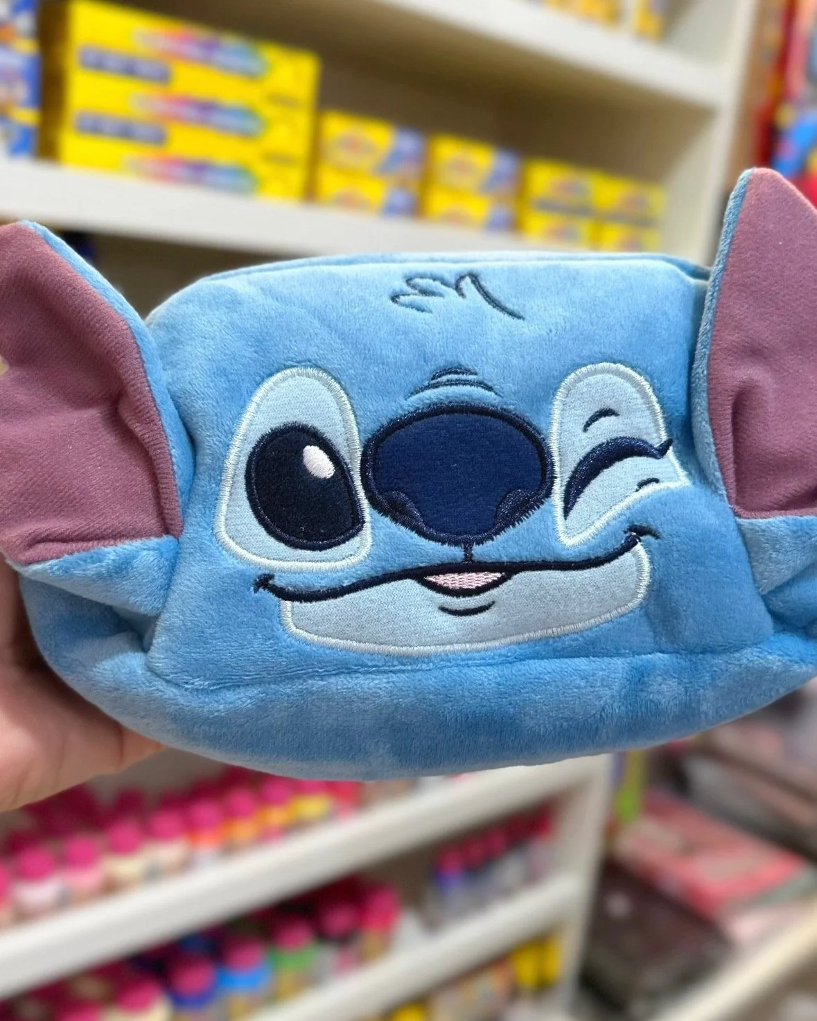 ESTOJO PELÚCIA STITCH