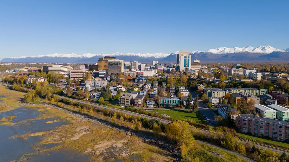 Anchorage in autumn