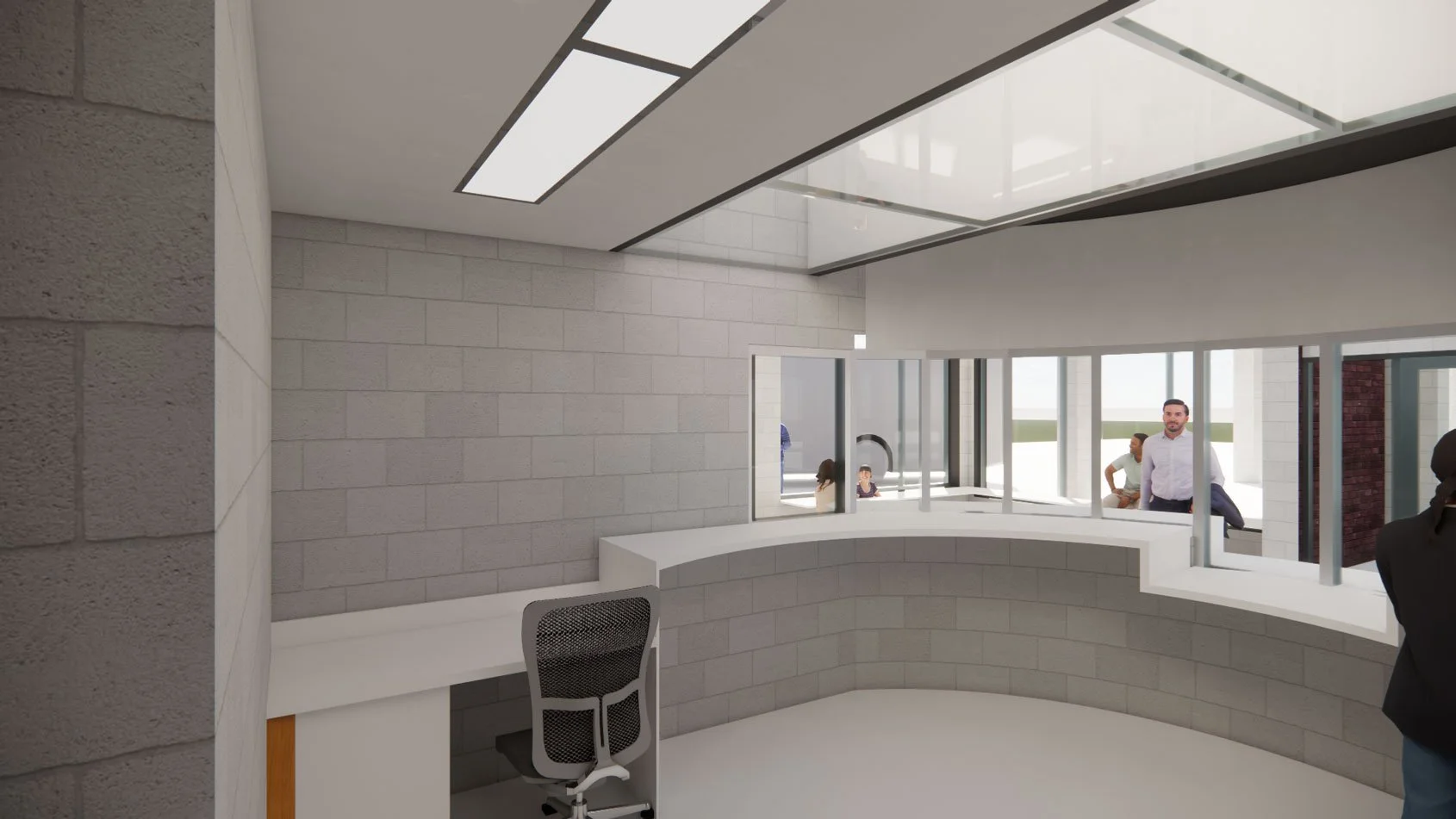 Rendering - Ticket Booth - Interior