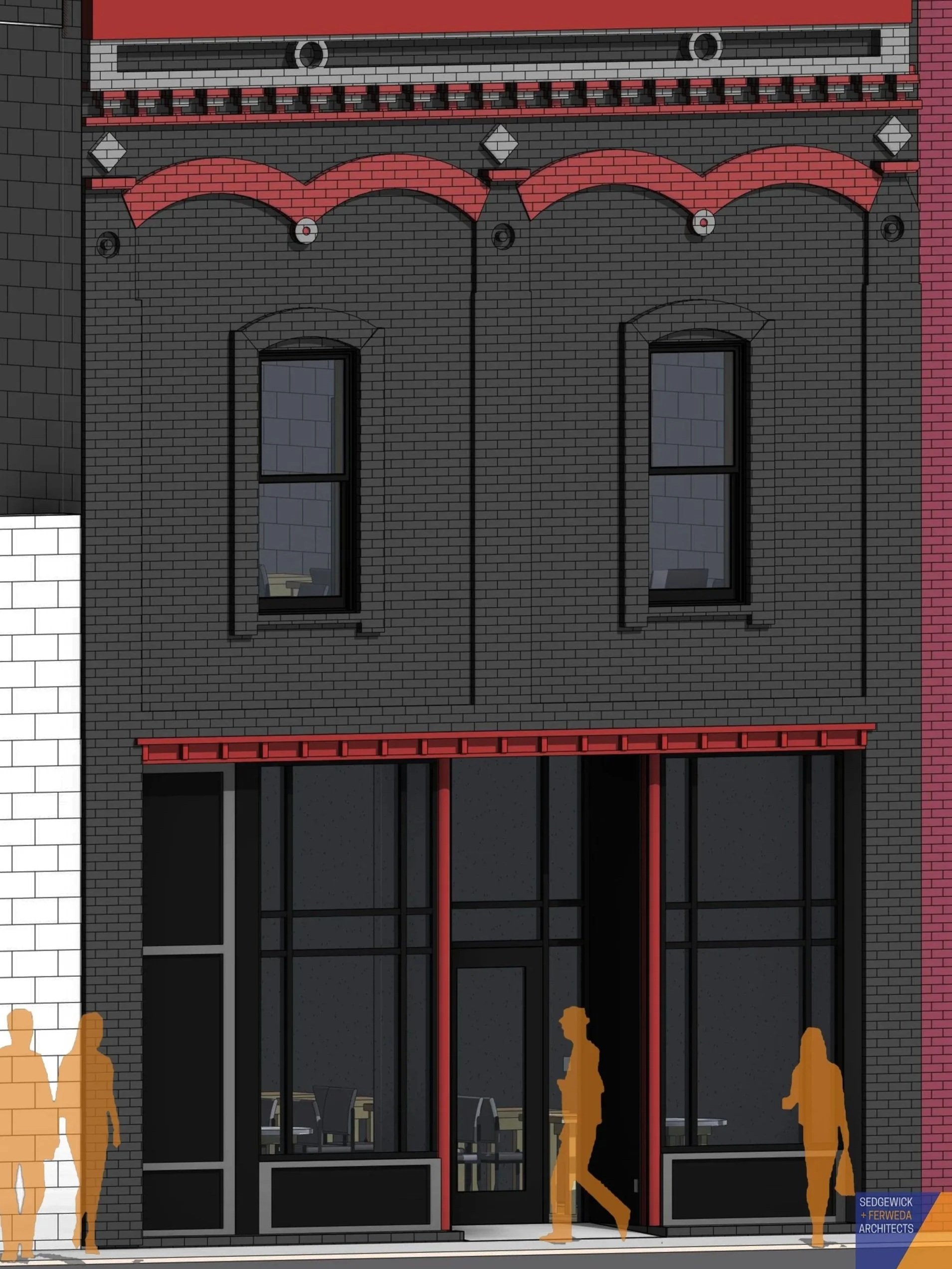 Linden Brewing Co. Exterior Rendering