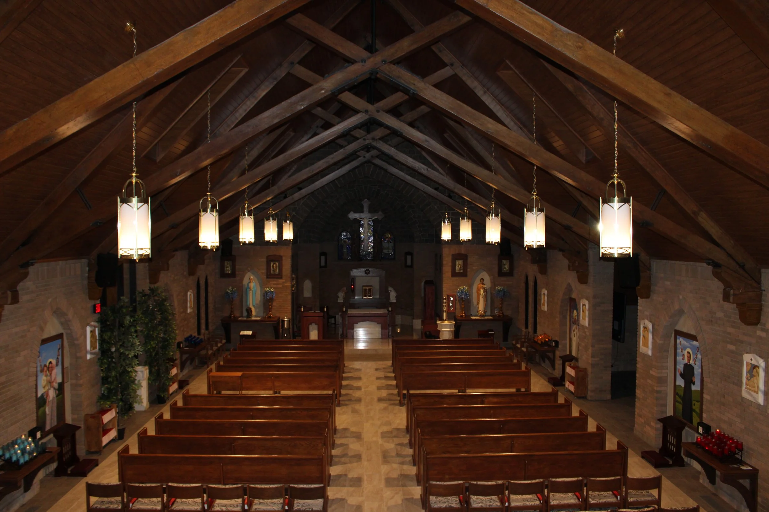 Chapel view from the balcony 