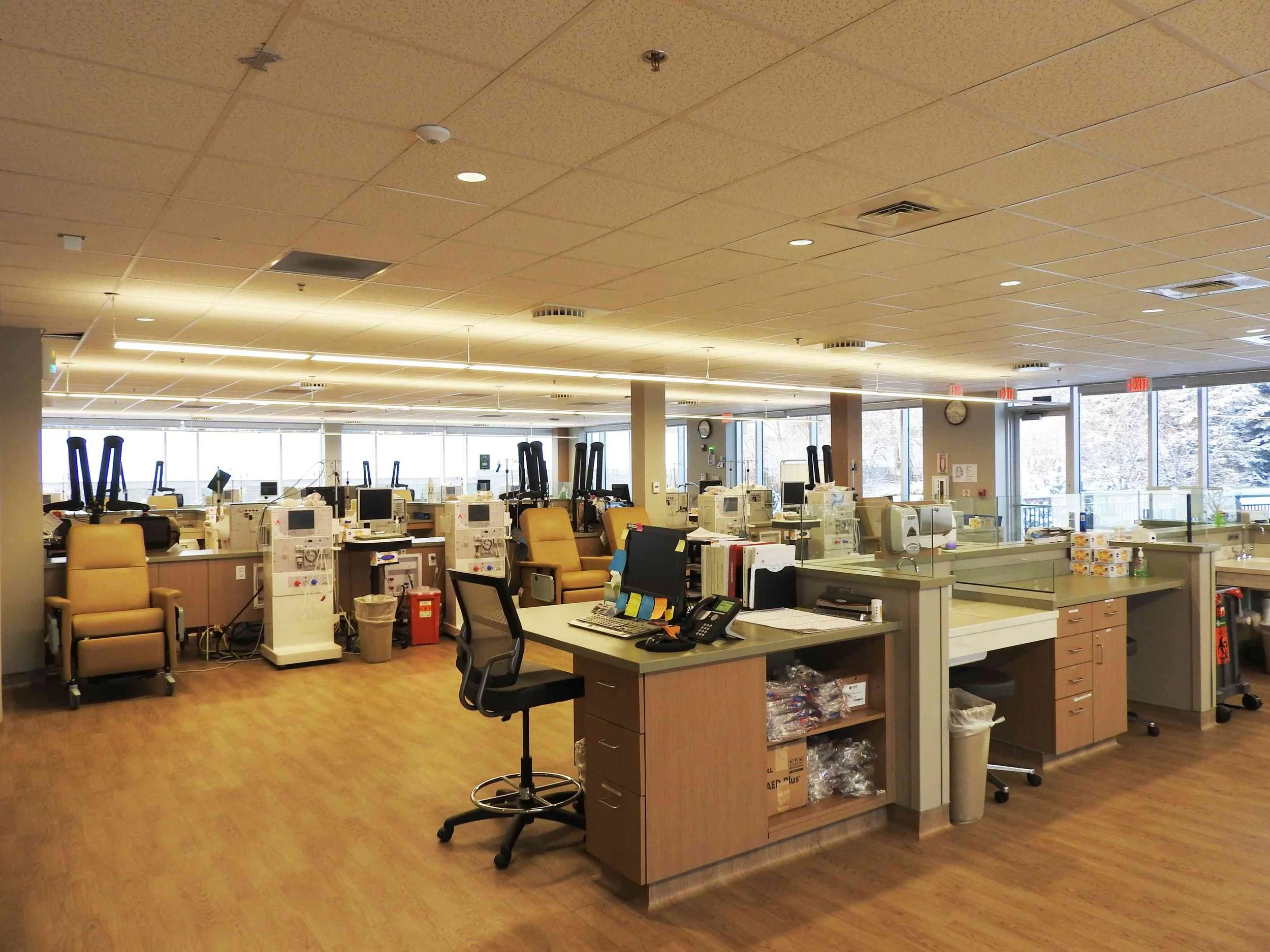 Open treatment space