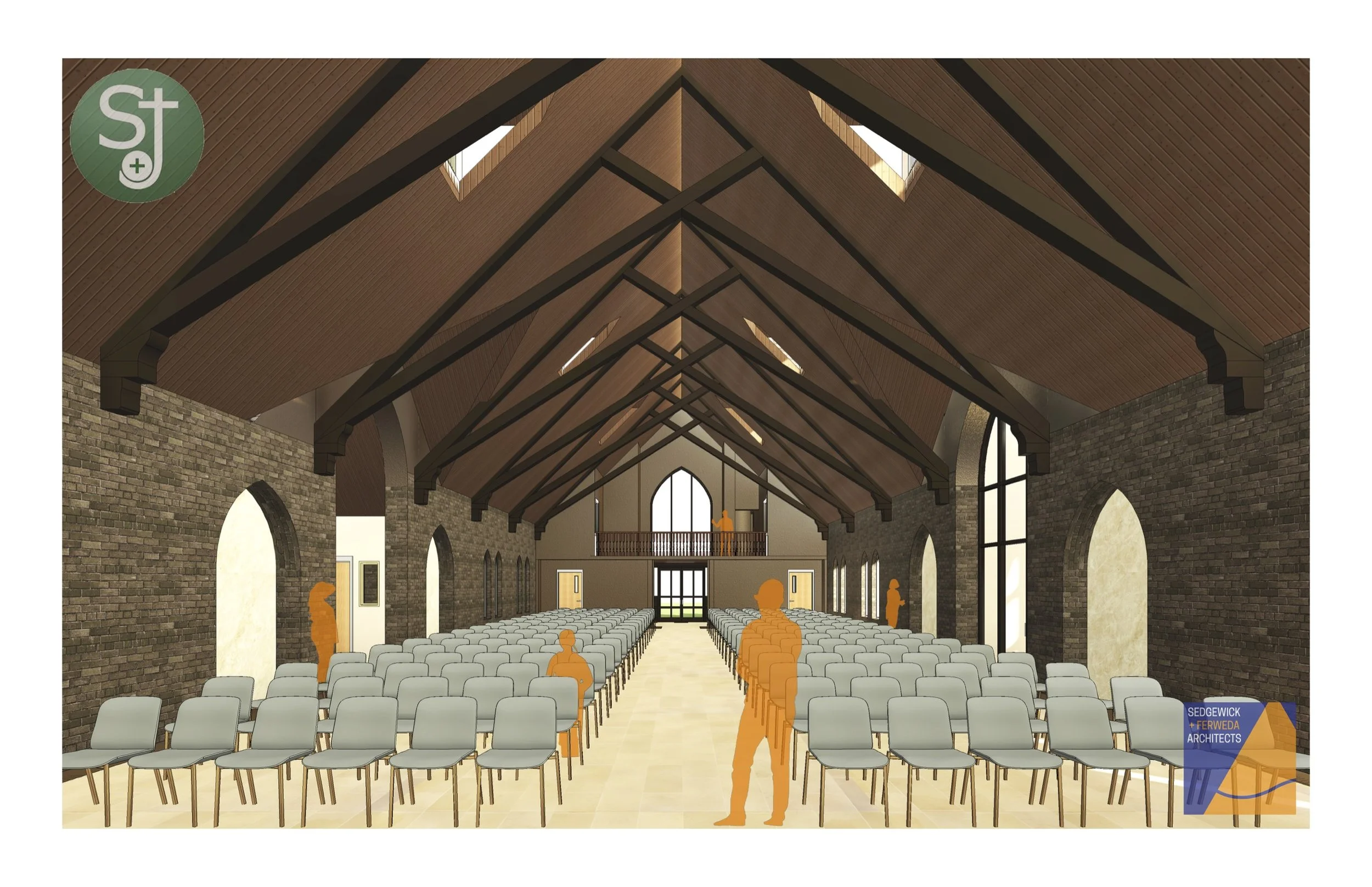 3D View of the Balcony