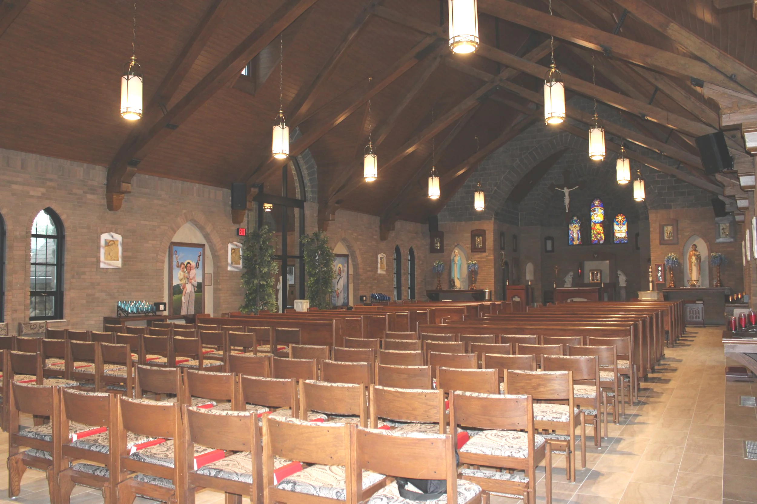 Chapel view from the back