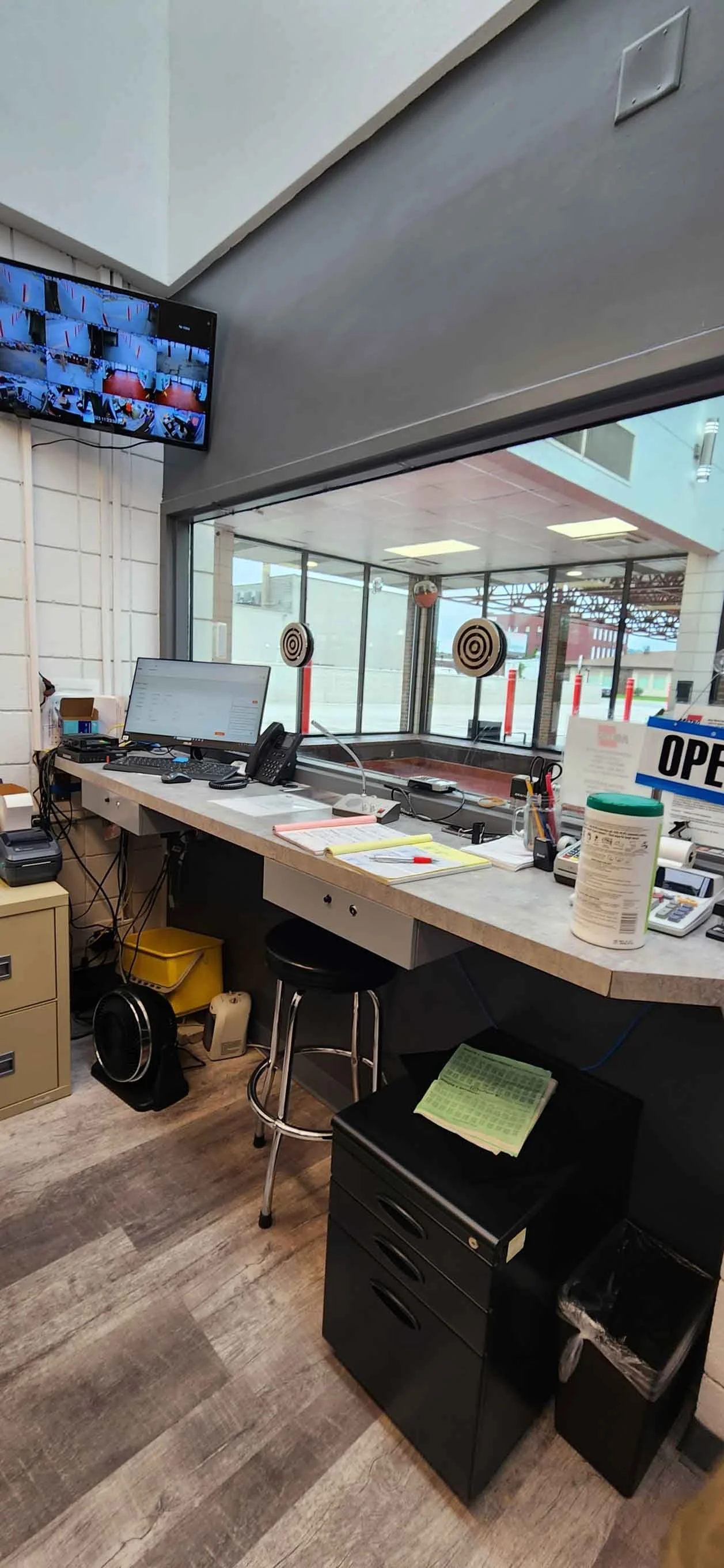 Before - Ticket Booth Interior